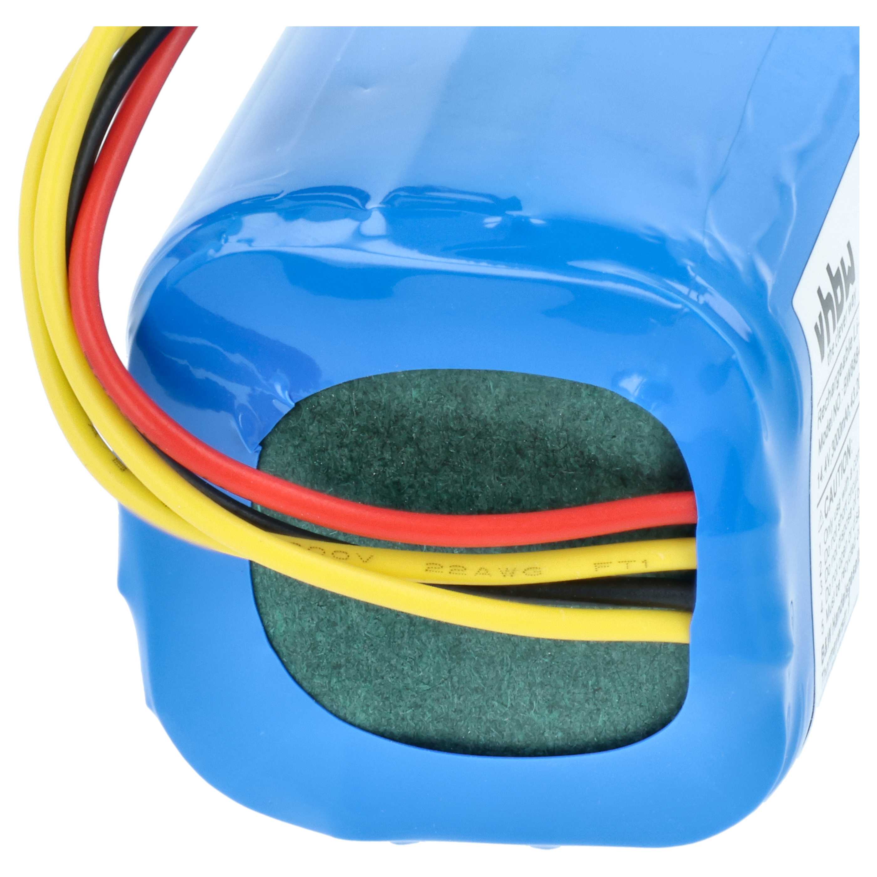 Battery replaces BLAUPUNKT 6.60.40.04-0, 6.60.40.05-0 for Blaupunkt etc. 3000mAh, 14.4V, Li-Ion