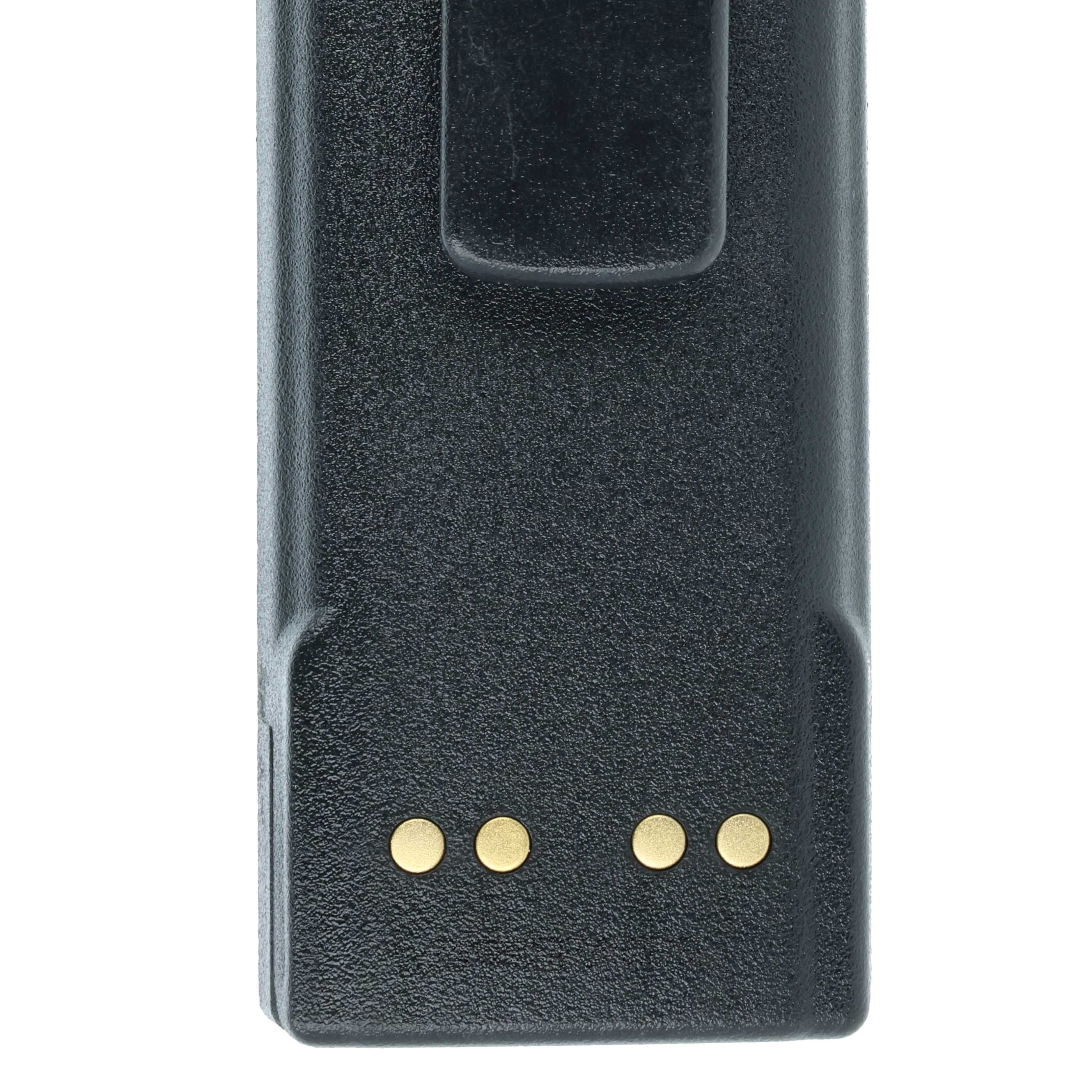 Radio 5x Battery replaces Motorola NTN7143A, NTN7143, FuG11b, NTN7143B - 1800 mAh 7.4 V Li-Ion + Belt Clip