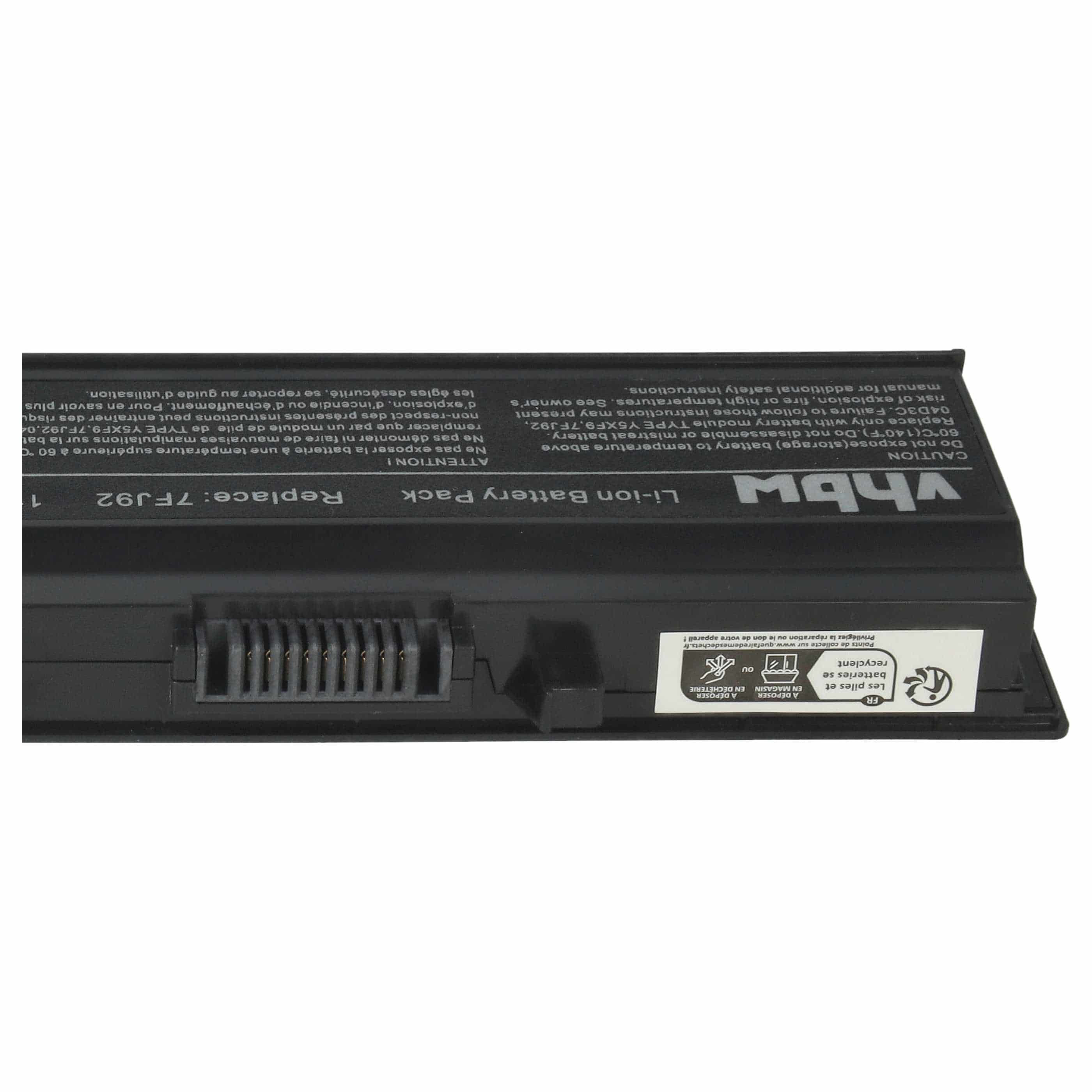 Akumulator do laptopa zamiennik Dell 0TXWRR, 312-0997, 04D3C, 04GN0G - 4400 mAh 11,1 V Li-Ion, czarny