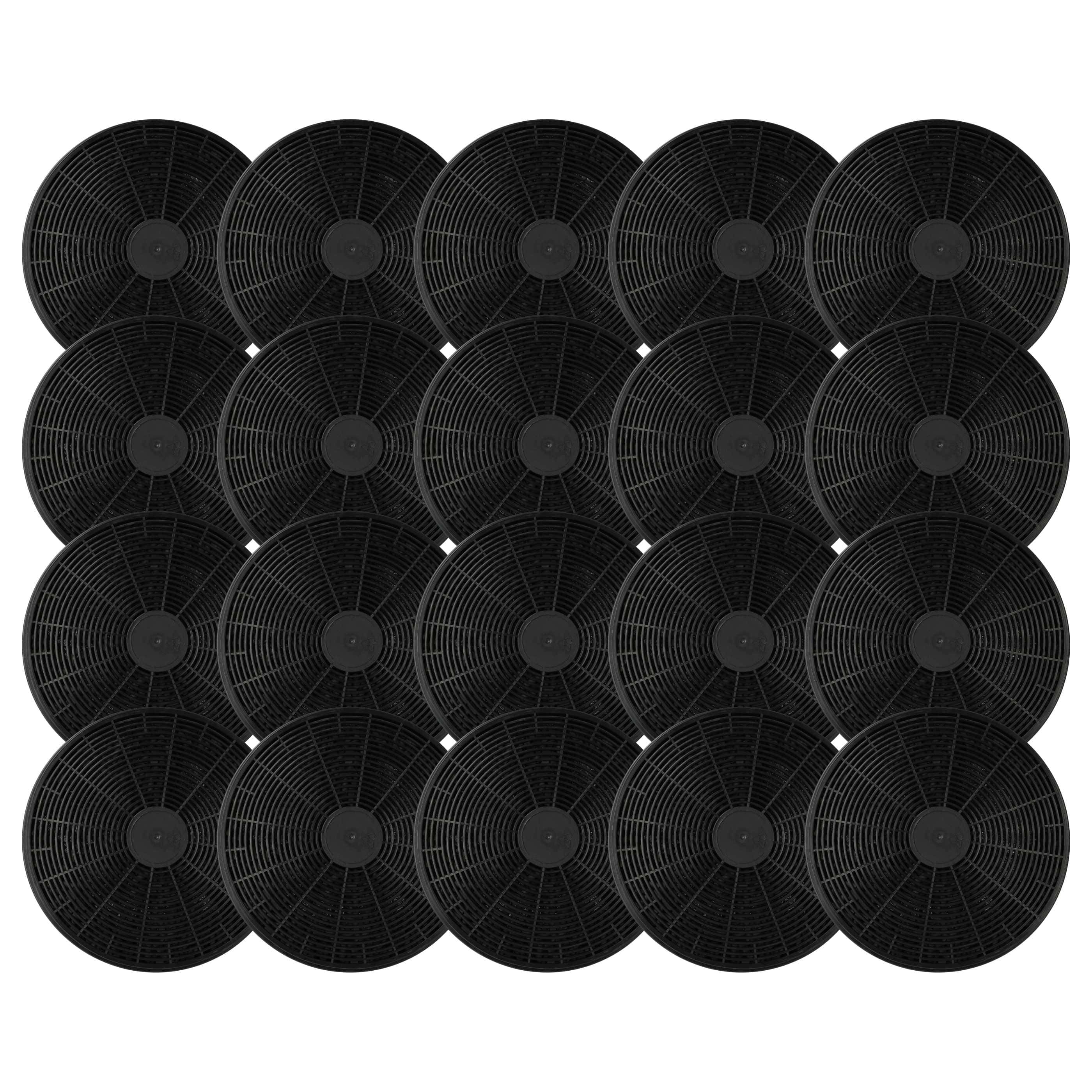 20x Filtres à charbon actif remplace Baumatic ST1 pour hotte Hanseatic