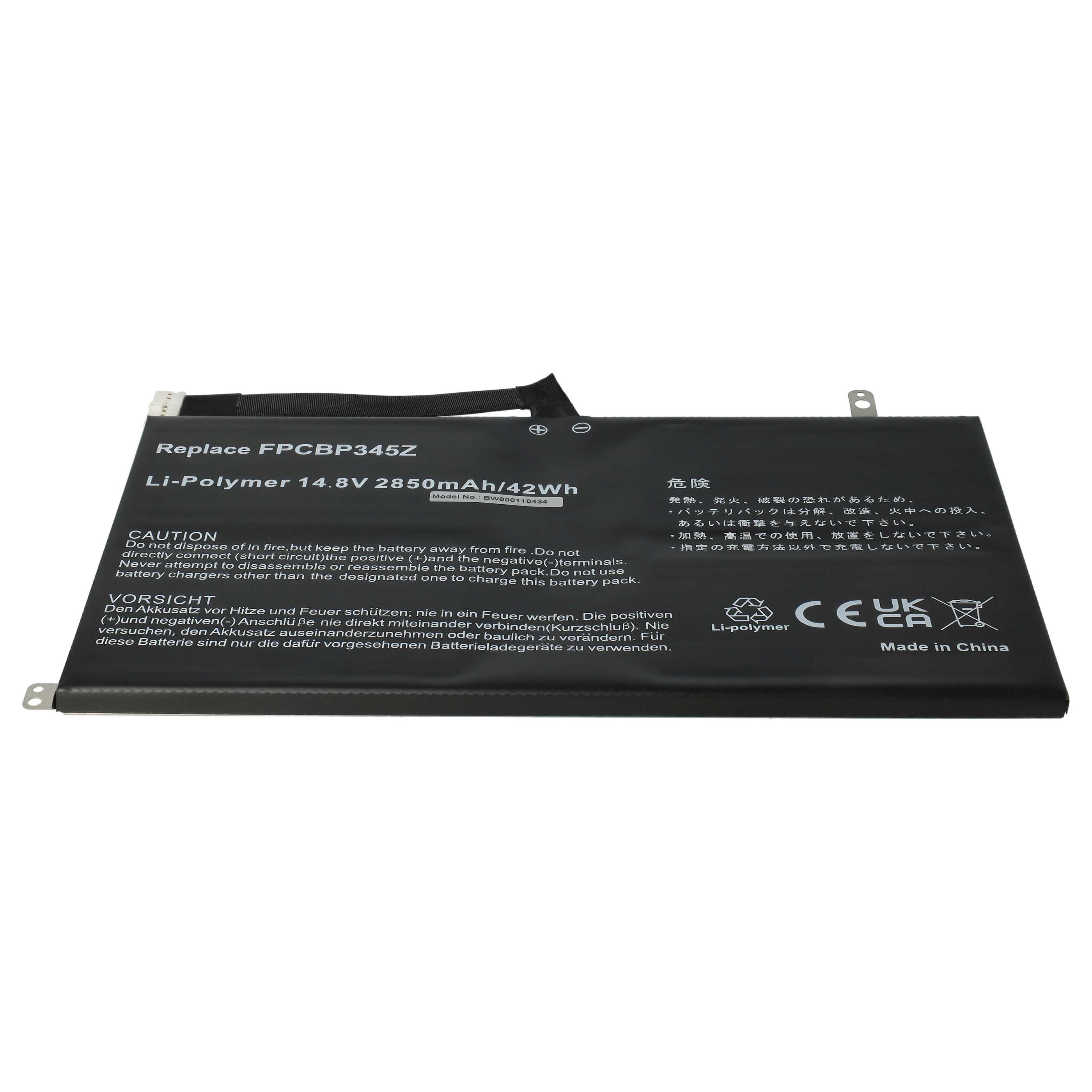 Akumulator do laptopa zamiennik Fujitsu FPCBP345Z, FMVNBP219, FPB0280 - 2850 mAh 14,8 V LiPo