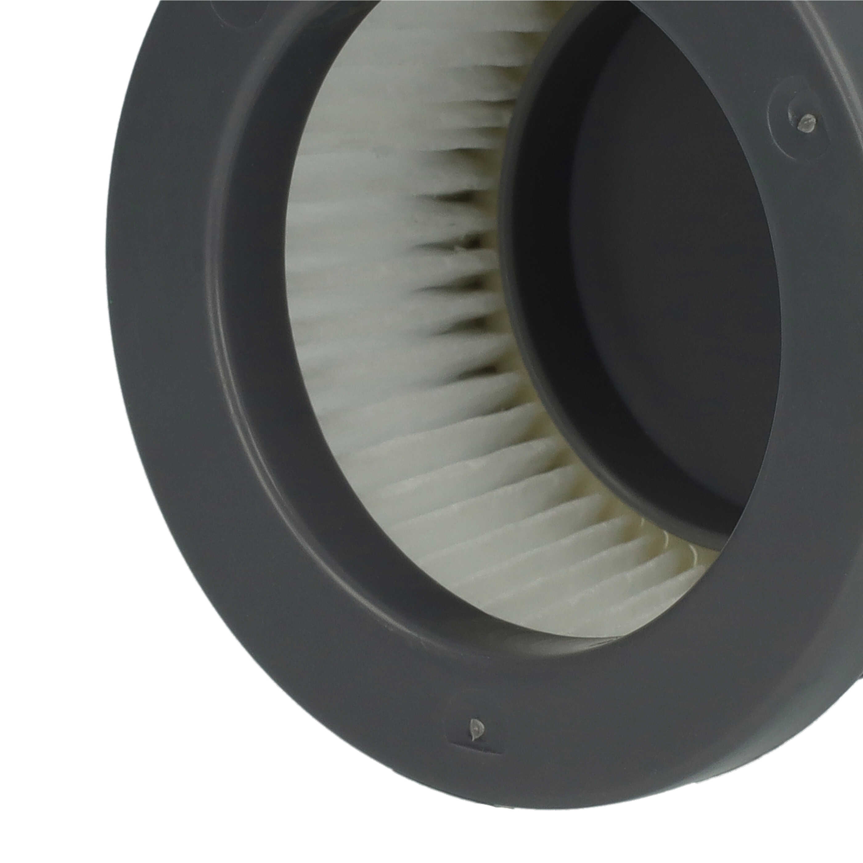 2x Filterfilter replaces Black & Decker VFORB10 for Black & Decker Vacuum Cleaner, white / grey