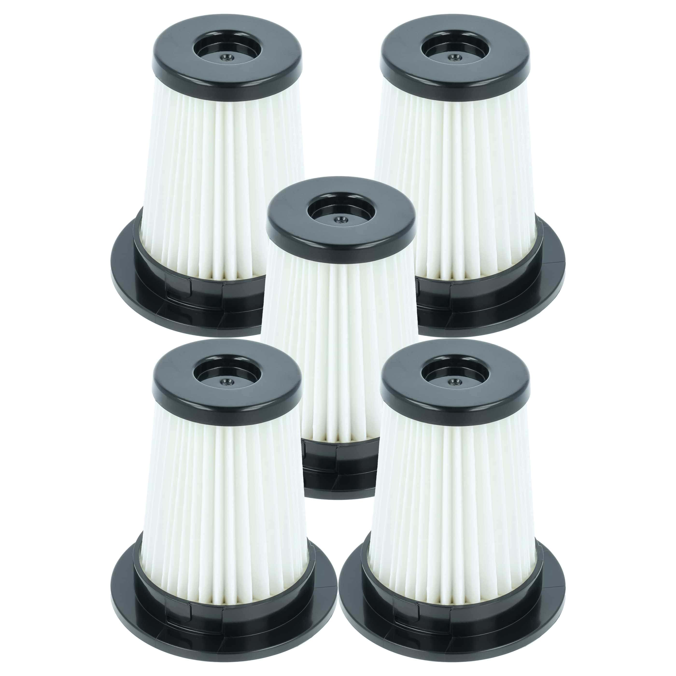 5x Filter replaces Arcelik 9178039322, C00911456 for Grundig Vacuum Cleaner, filter class H12