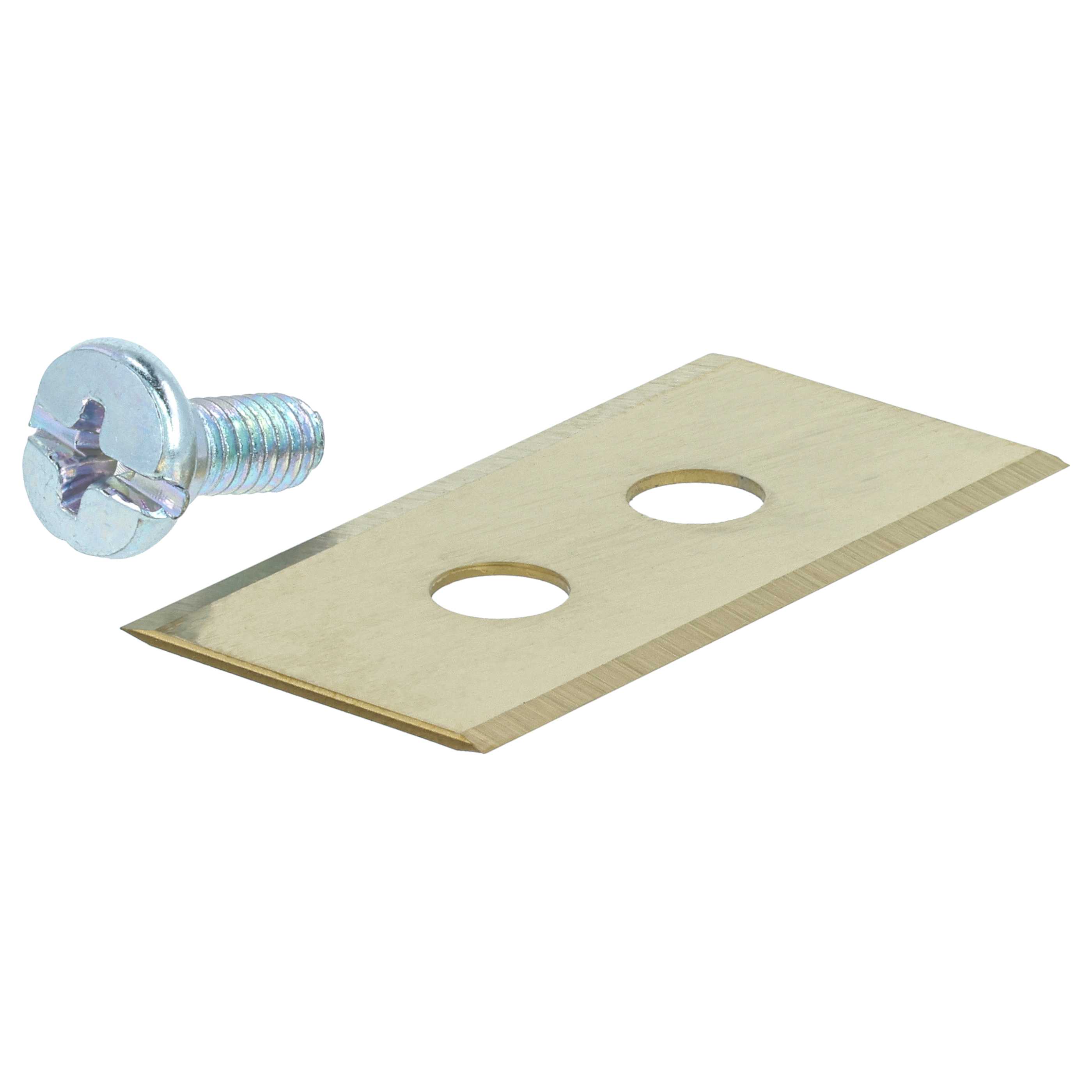 24x Lames pour tondeuse Mammotion LUBA – Couteaux acier (revêtement en titane), Silber Gold