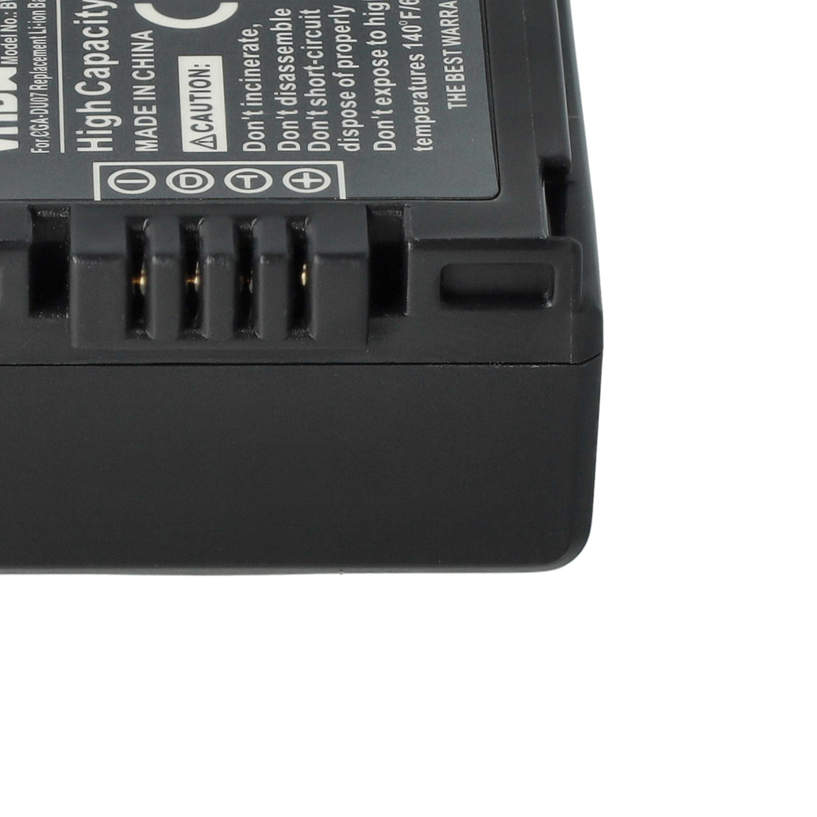 Videocamera 3x Battery replaces Hitachi DZ-BP07s, DZ-BP14s, DZ-BP21s - 600 mAh 7.2 V Li-Ion
