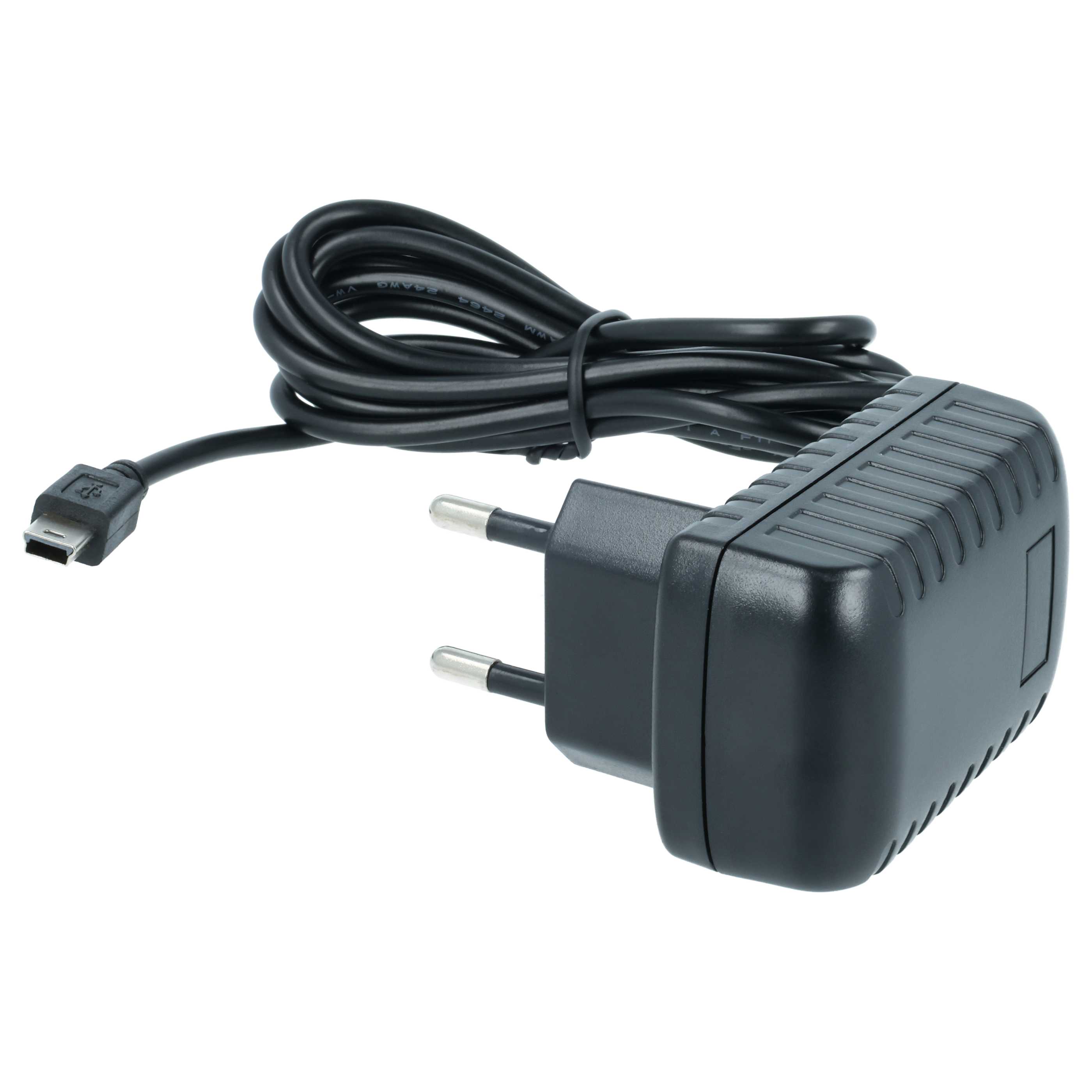 Mini USB Charger suitable for Mitac Mio, Asus, Creative, E-Ten Electric Devices etc. - 1.0 A / 5 V