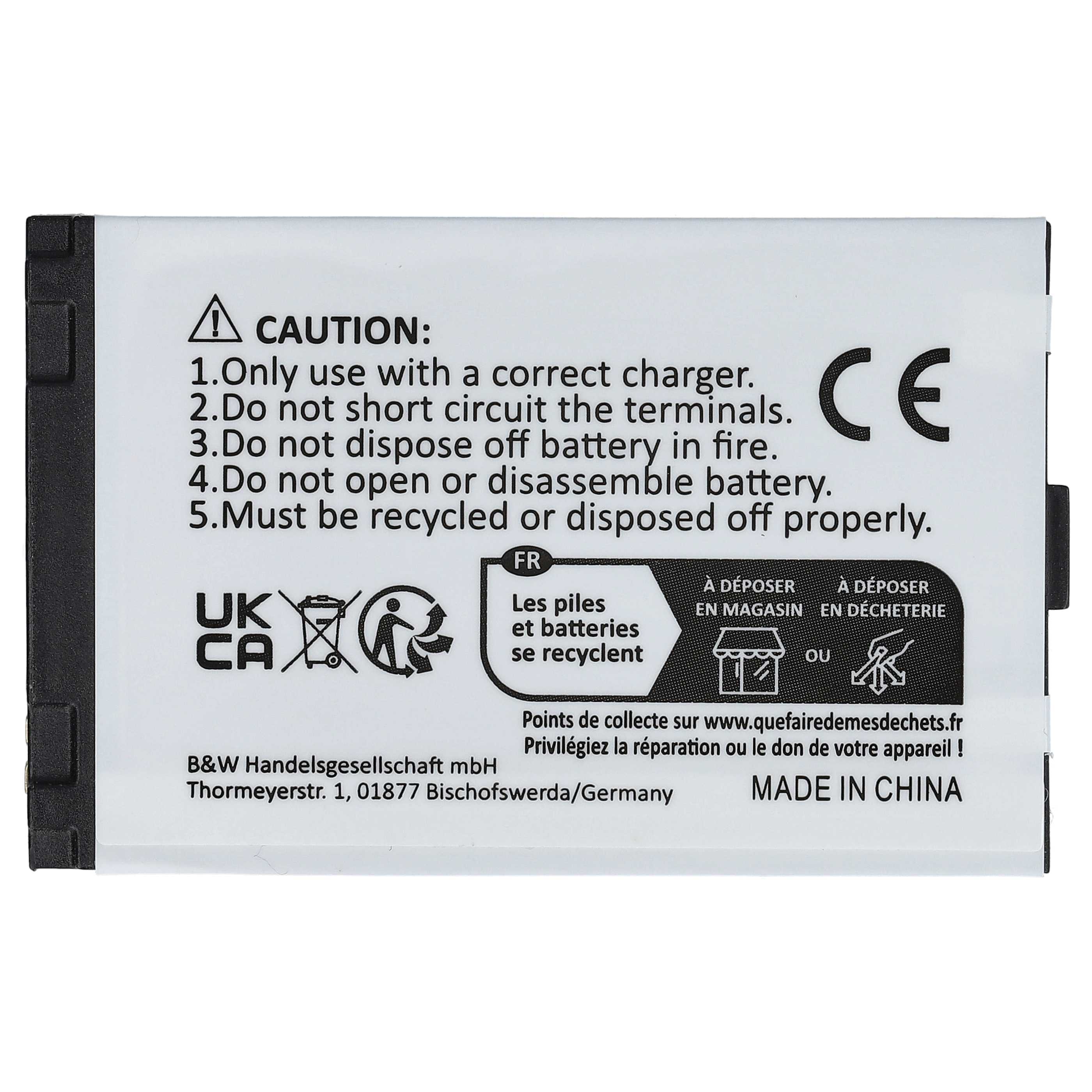 Akumulator do telefonu dla seniora zamiennik Emporia AK-C115 - 1050 mAh 3,7 V Li-Ion