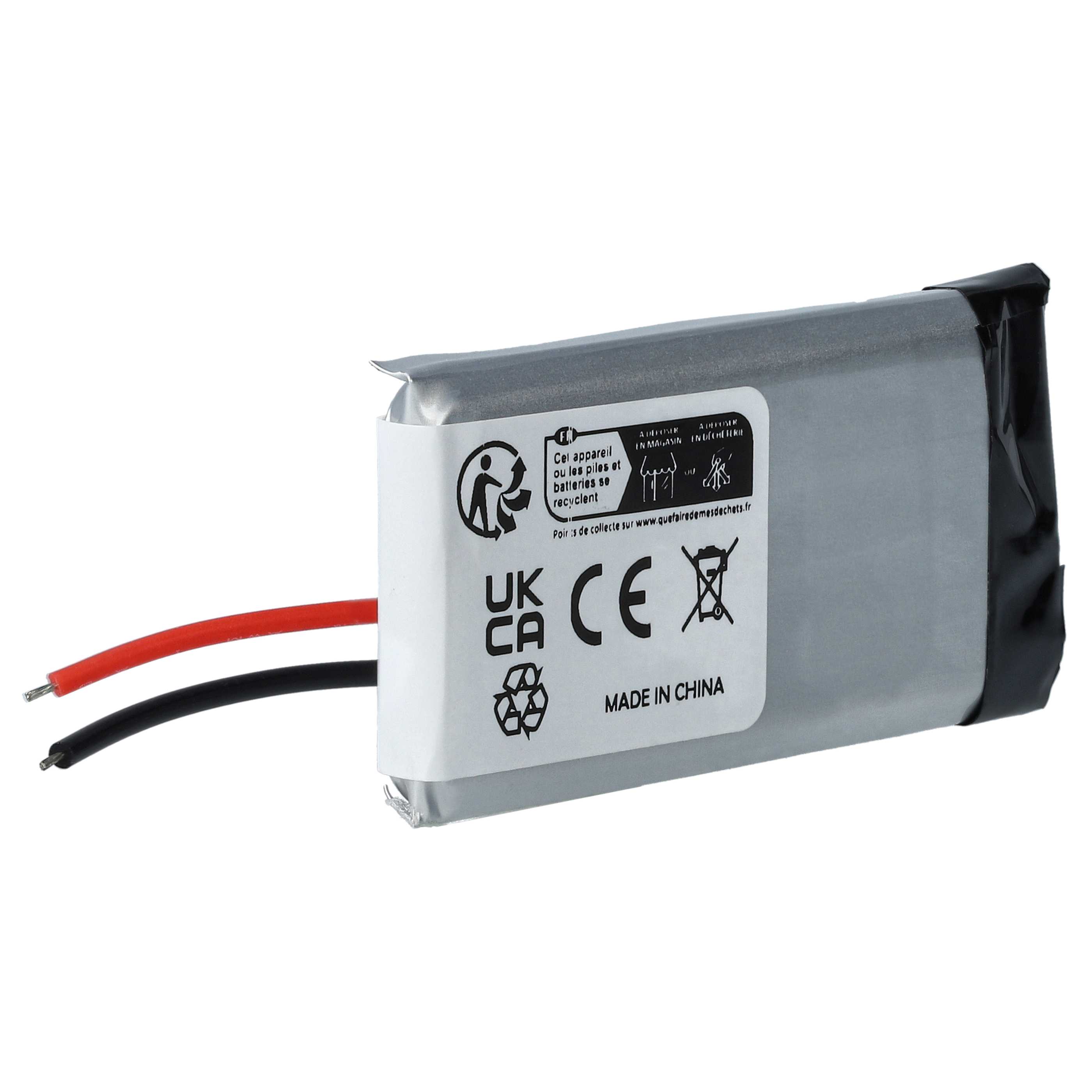 2x Akumulator do słuchawek bezprzewodowych zamiennik Cardo BAT00007 - 850 mAh 3,7 V LiPo