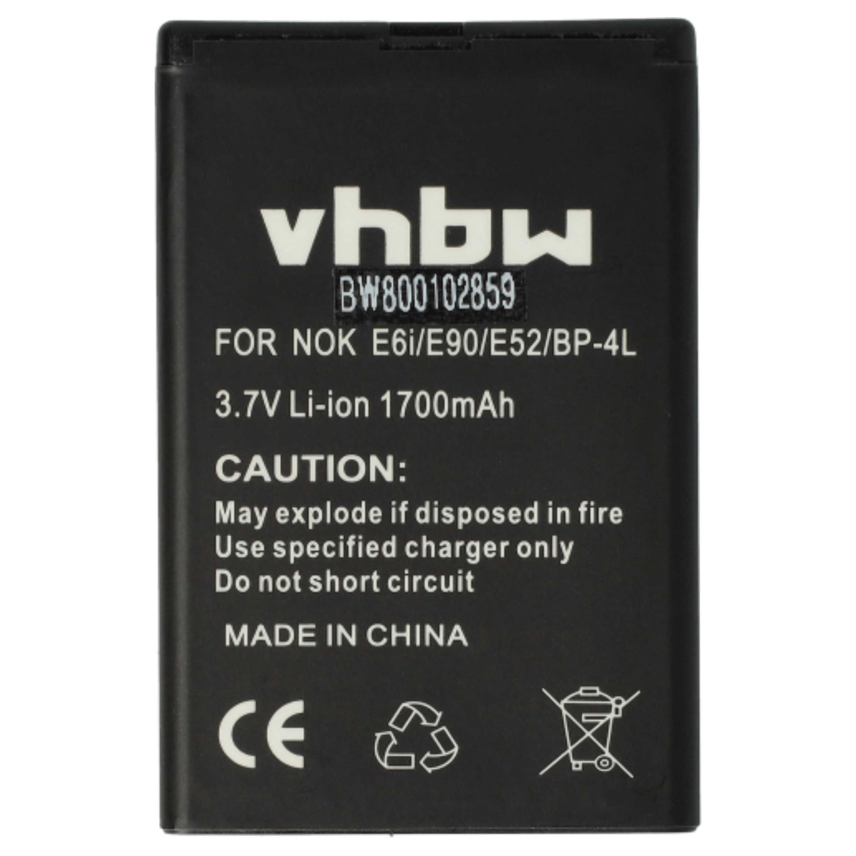 Batteria sostituisce Aligator D243, BL-6900, BP-140, A800BAL per cellulare Hyundai - 1700mAh 3,7V Li-Ion