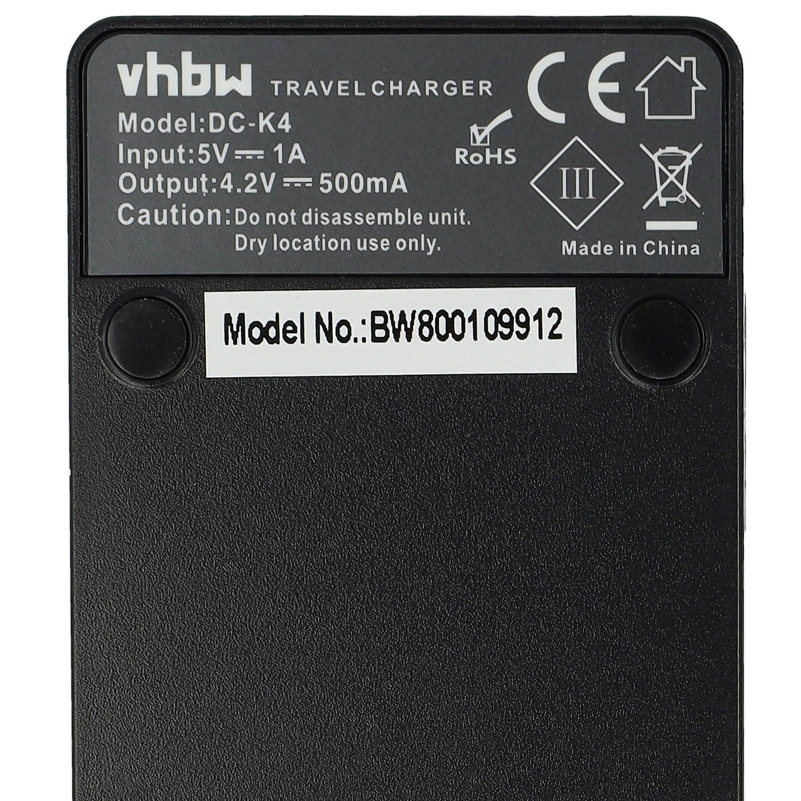 Battery Charger suitable for Anycool Digital Camera - 0.5 A, 4.2 V