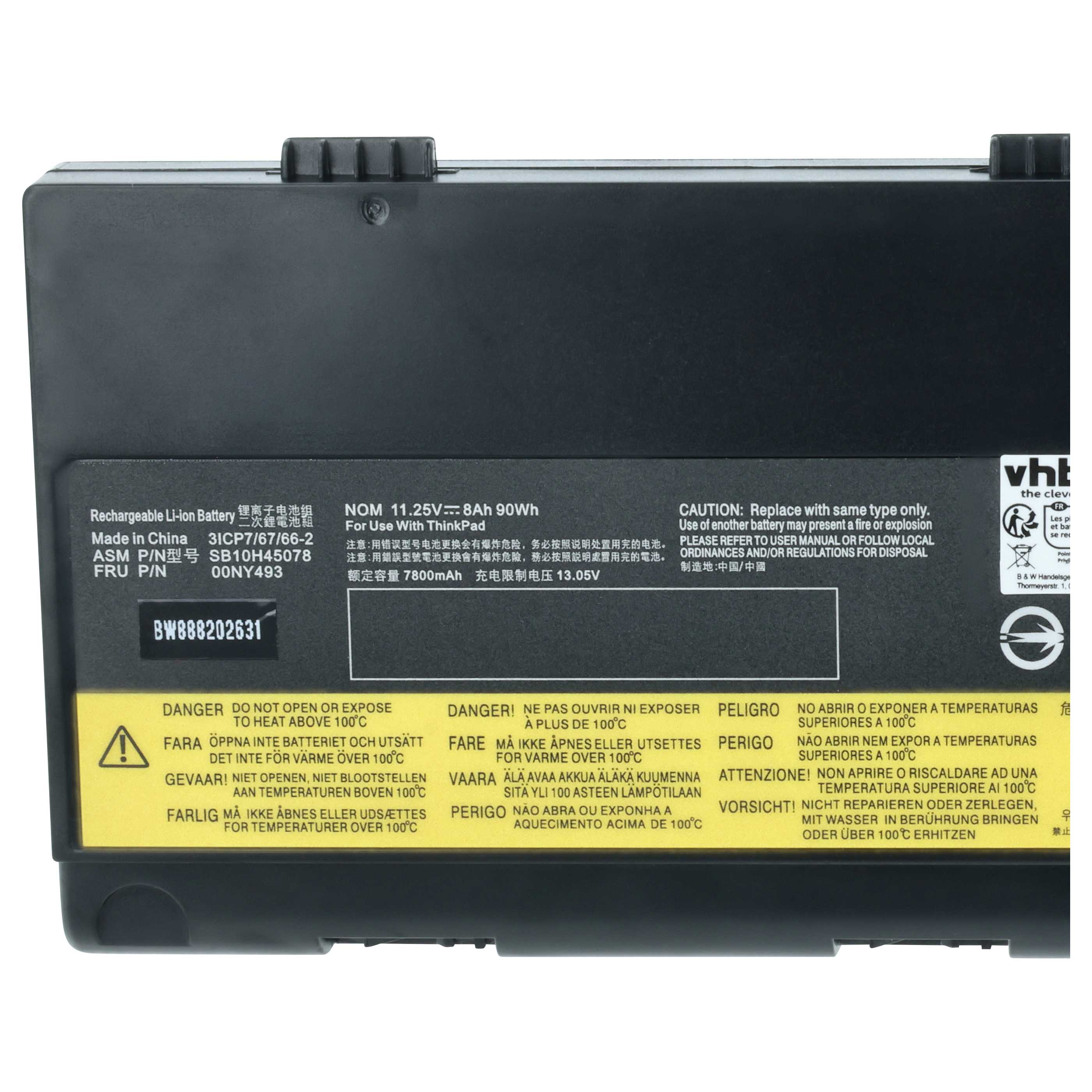 Akumulator do laptopa zamiennik Lenovo 01AV496, 01AV495, 5B10W13952, 5B10W13951 - 7800 mAh 11,4 V Li-Ion