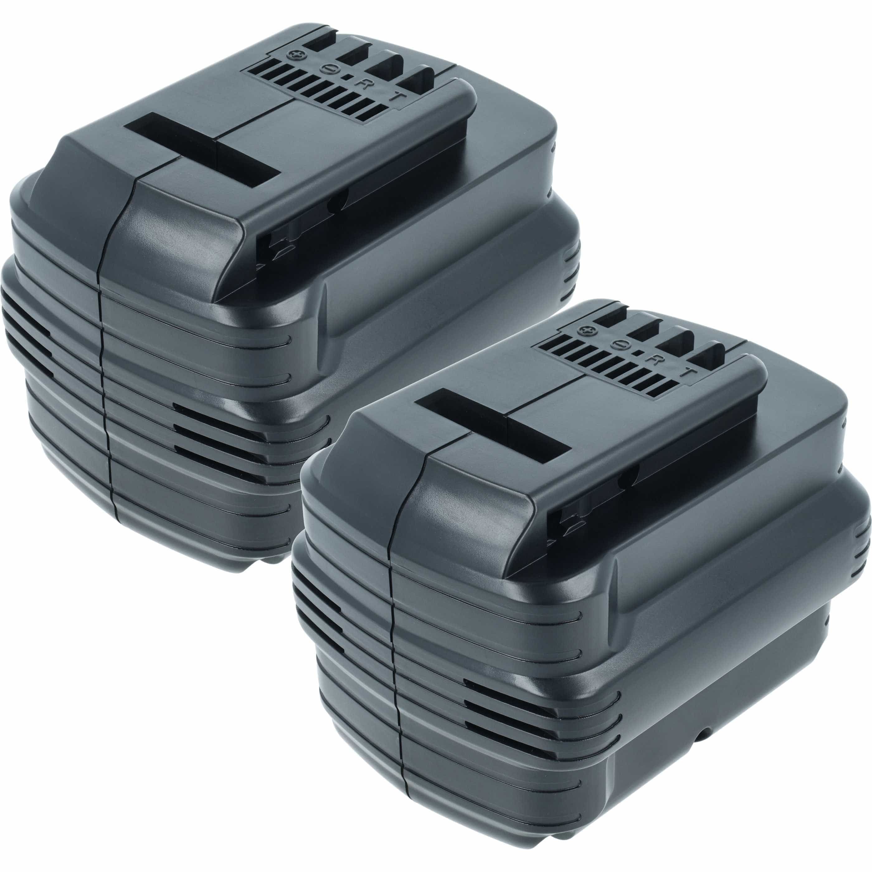 Akku (2x Stück) 24V als Ersatz für Dewalt DE0242, BHA24, DE0240, DE0241, DE0240-XJ, DE0243 - 2000mAh, NiMH