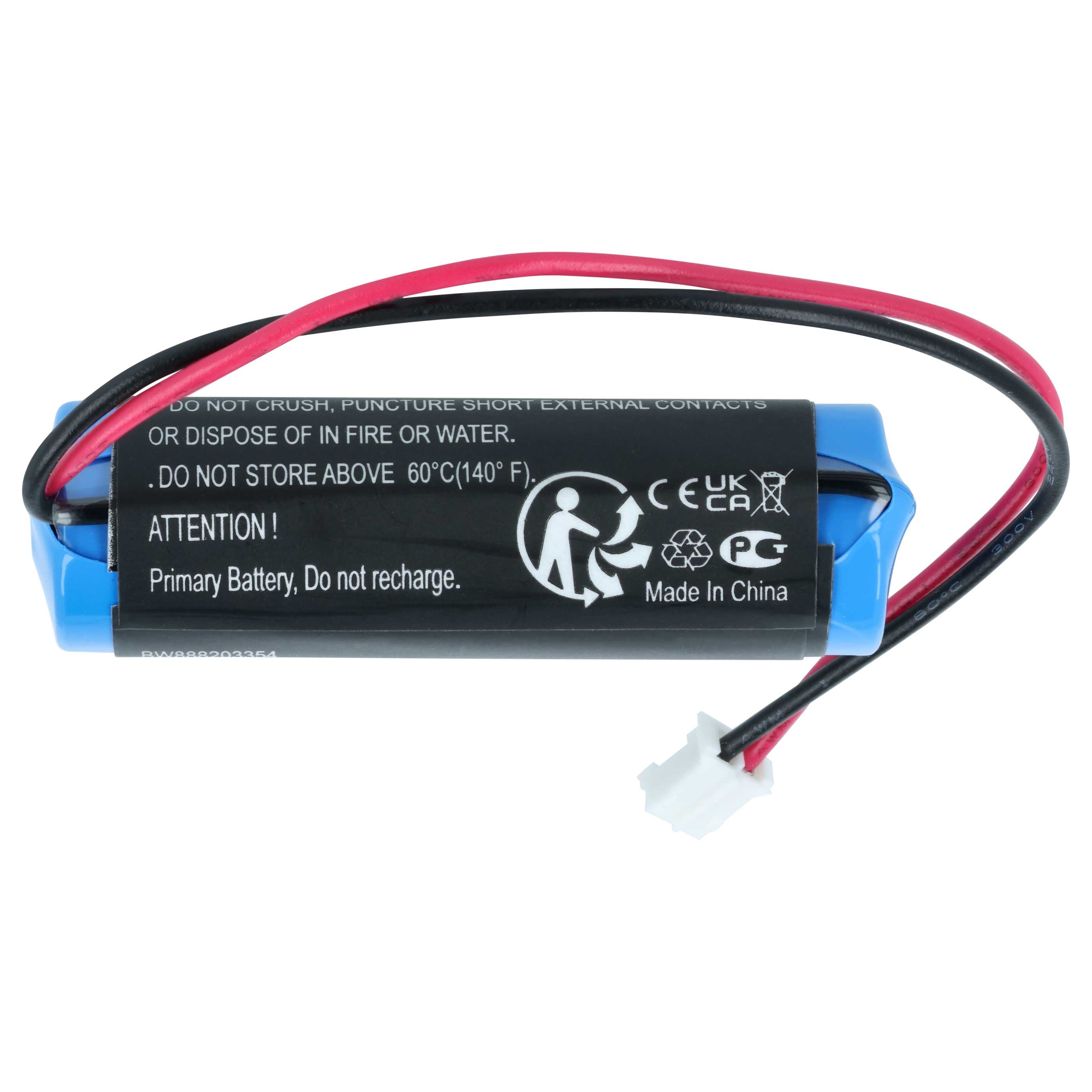 Gaswarngerät-Batterie (10 Stück) als Ersatz für Dräger 8326856, 8326186 für Dräger - 2700mAh 3,6V Li-SOCl2