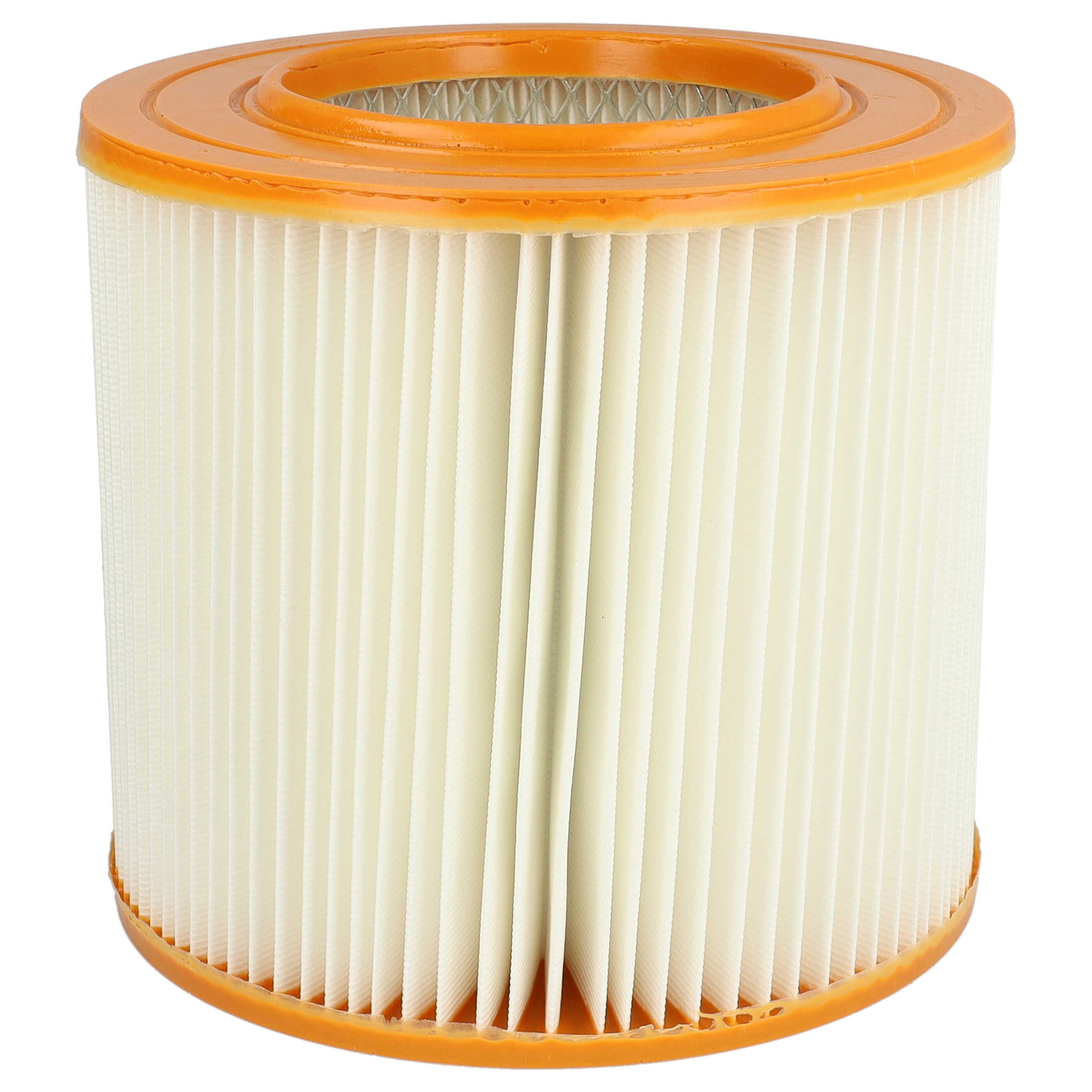 1x pleated filter replaces Allaway 210813, 10819, 2577, 10813 for Allaway Vacuum Cleaner, orange / white