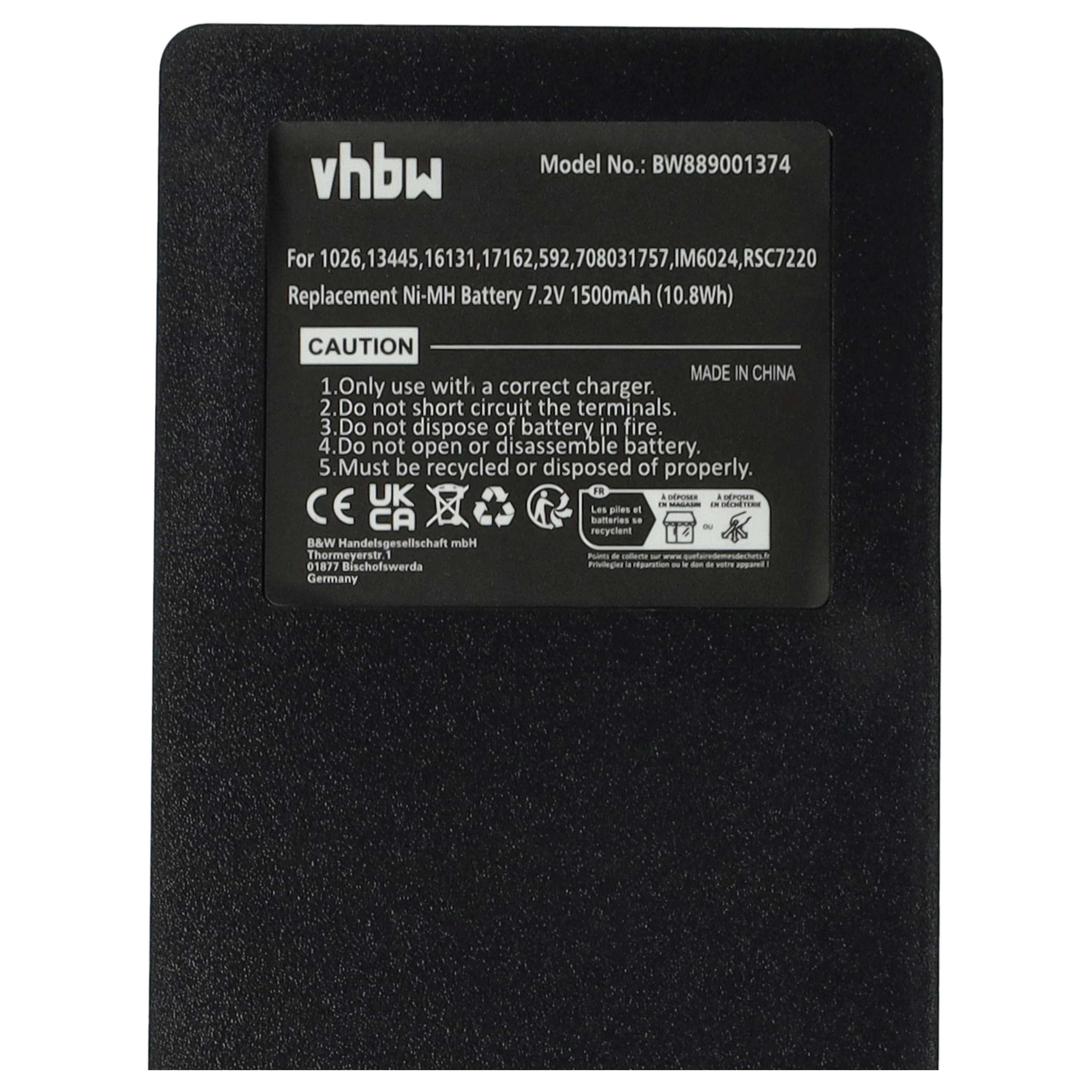 10x Akku für Palfinger 590 u.a. wie Scanreco RSC7220 u.a. 1500mAh