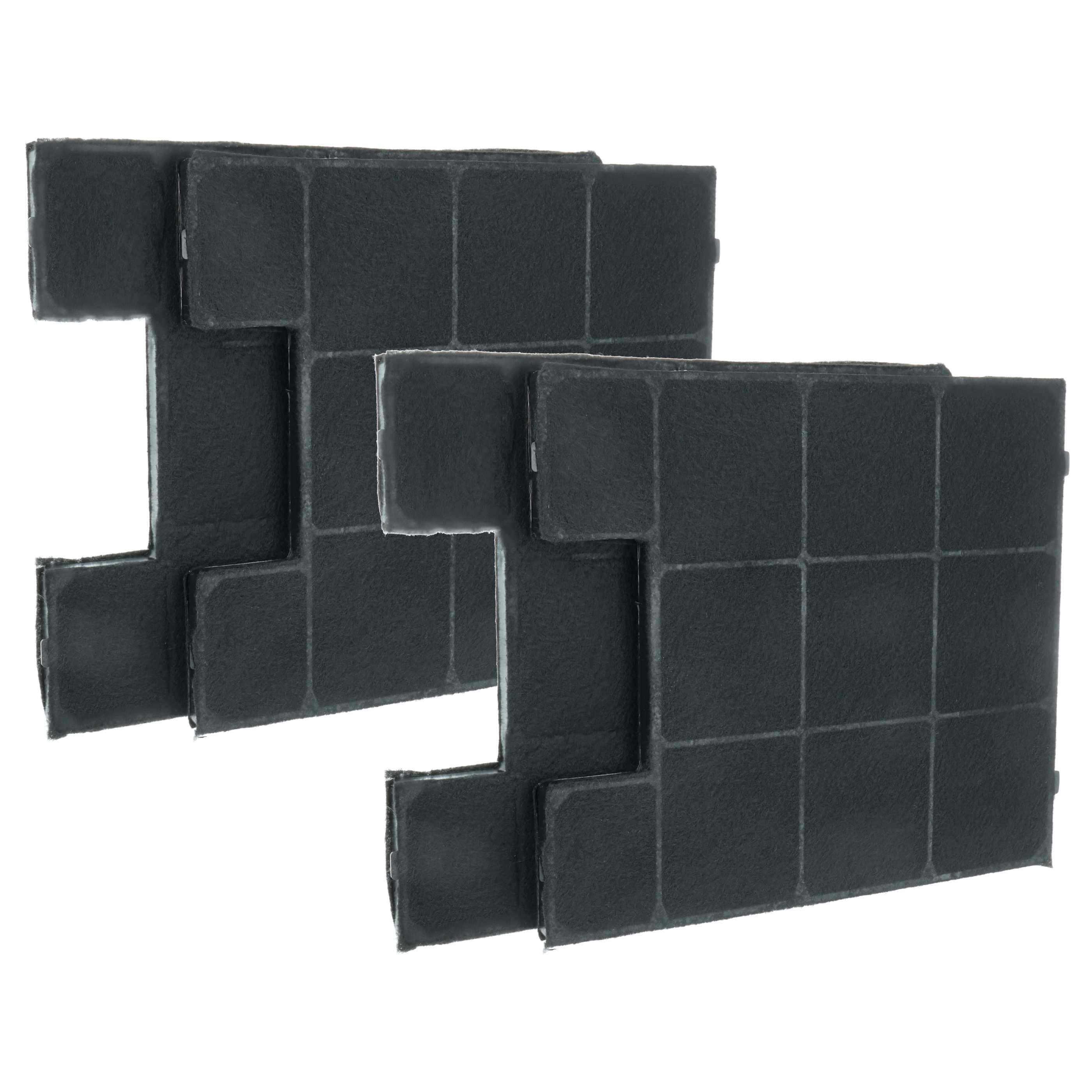 4x Filtres à charbon actif remplace Amica KF17147, KF17141 pour hotte Zelmer