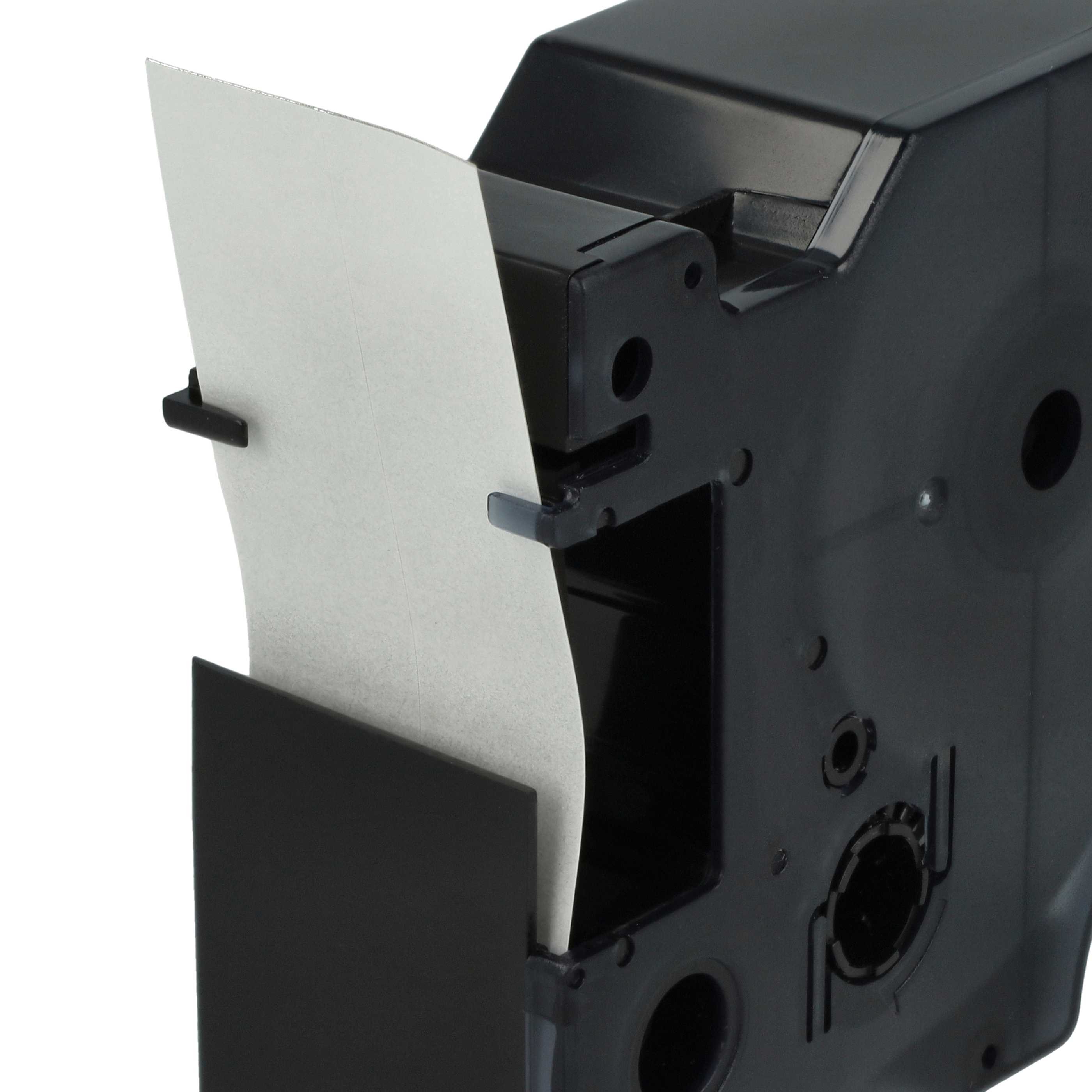 Label Tape replaces Dymo D1, 53710 - 24 mm Black to Transparent