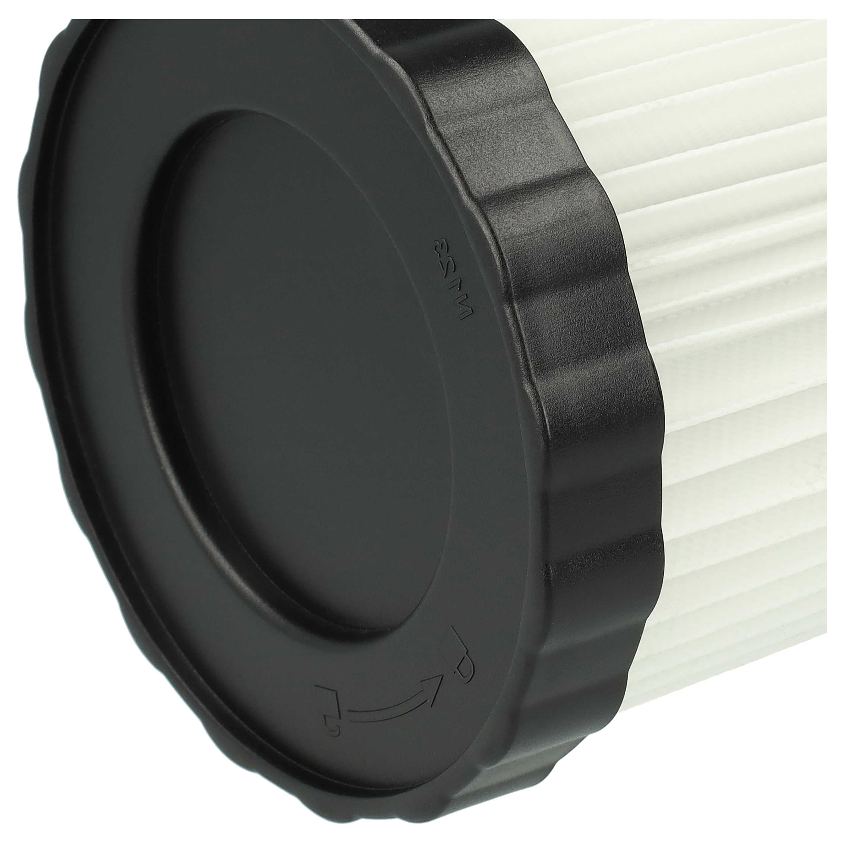 4x cartridge filter replaces Bosch 1 600 A01 1RT, 2 608 000 663, 3165140917940 for Bosch Vacuum Cleaner, white