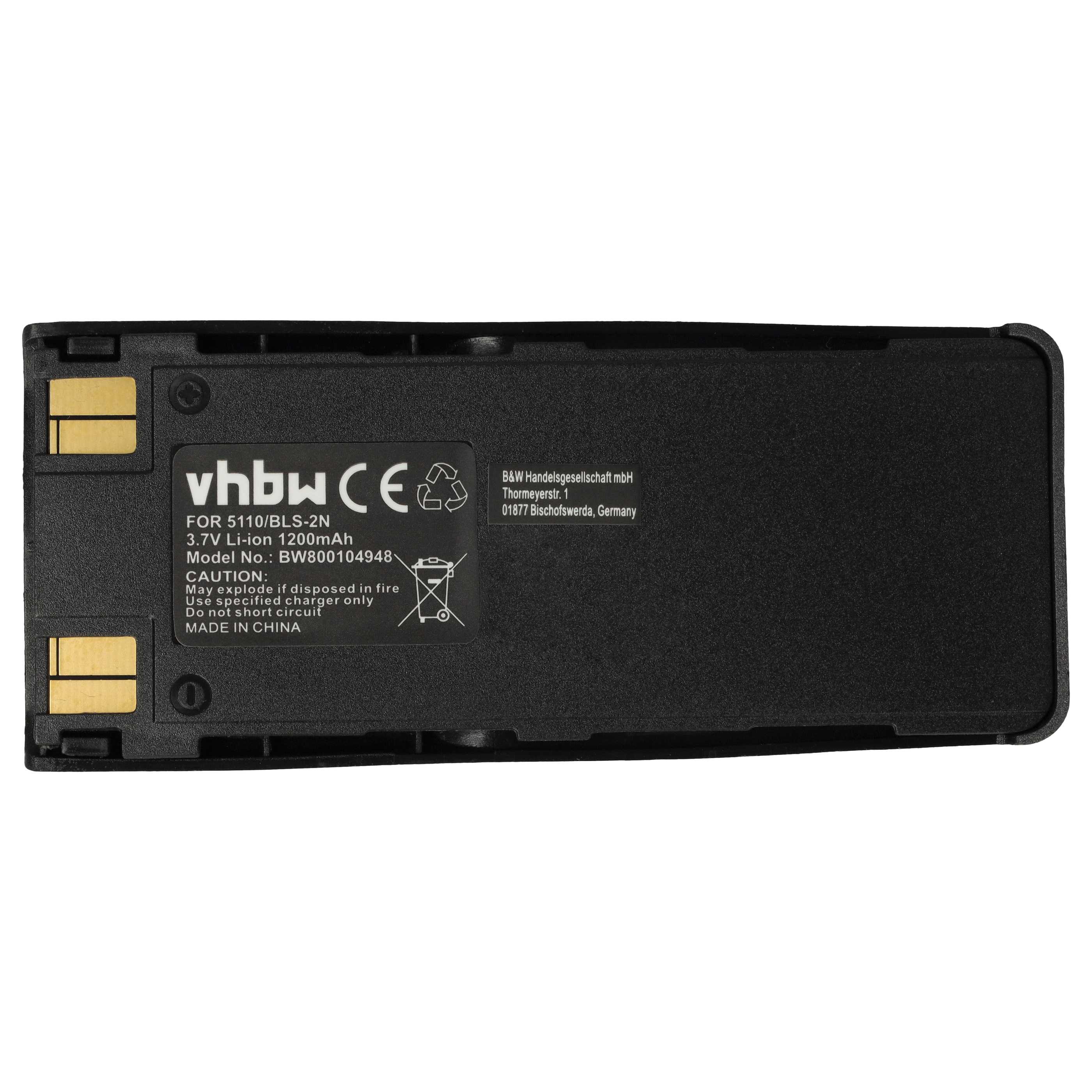 Akumulator do telefonu smartfona zamiennik Nokia BLS-4, BMS-2S, BLS-2, BLS-2N, BPS-2 - 1150 mAh 3,7 V Li-Ion