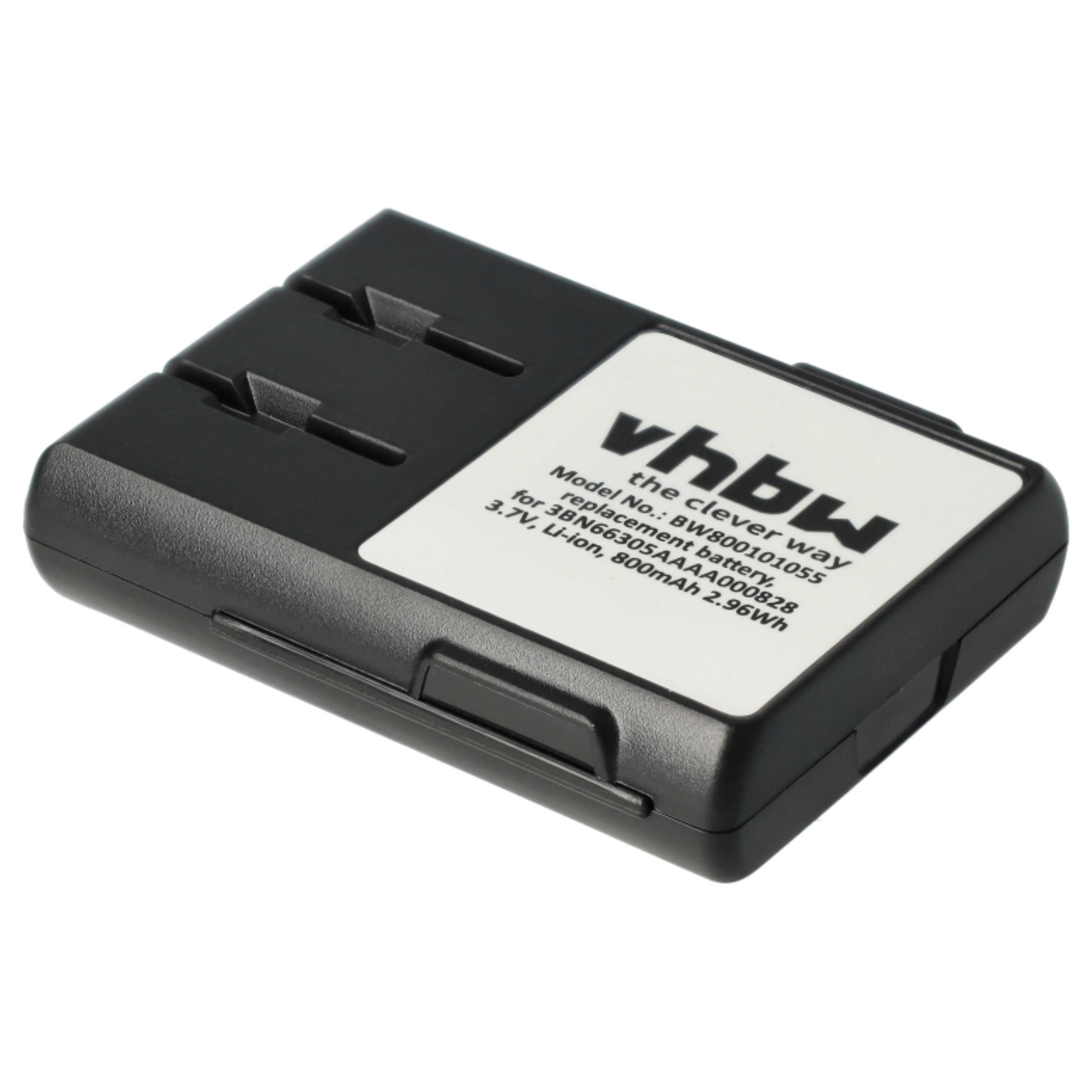 3x Batteries remplace Alcatel 3BN66305AAAA000828 pour téléphone T-Systems - 800mAh 3,7V Li-ion