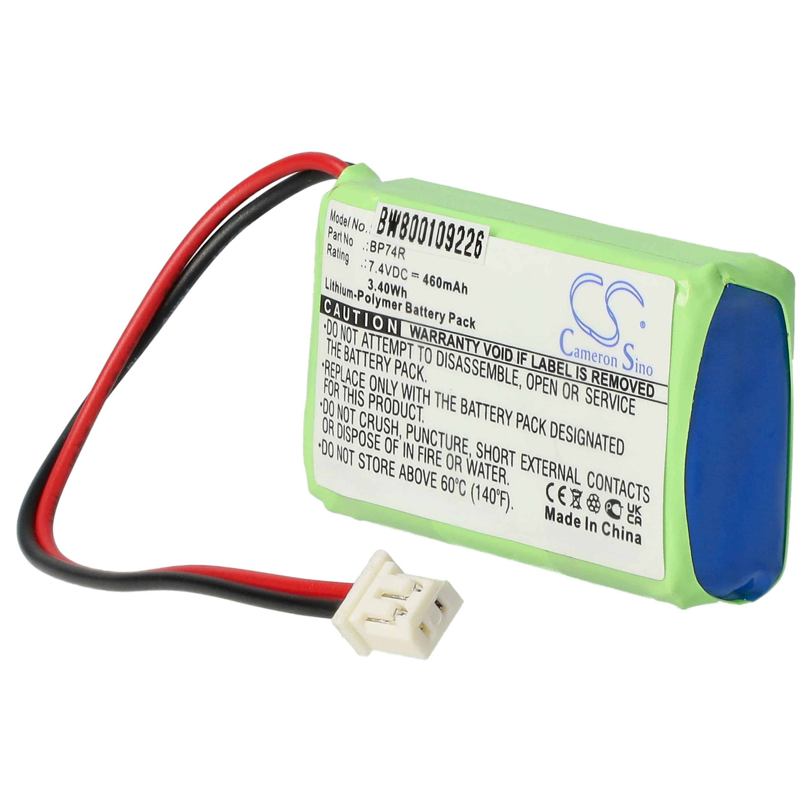 Hundehalsband-Akku als Ersatz für Dogtra BP74R - 460mAh 7,4V Li-Polymer