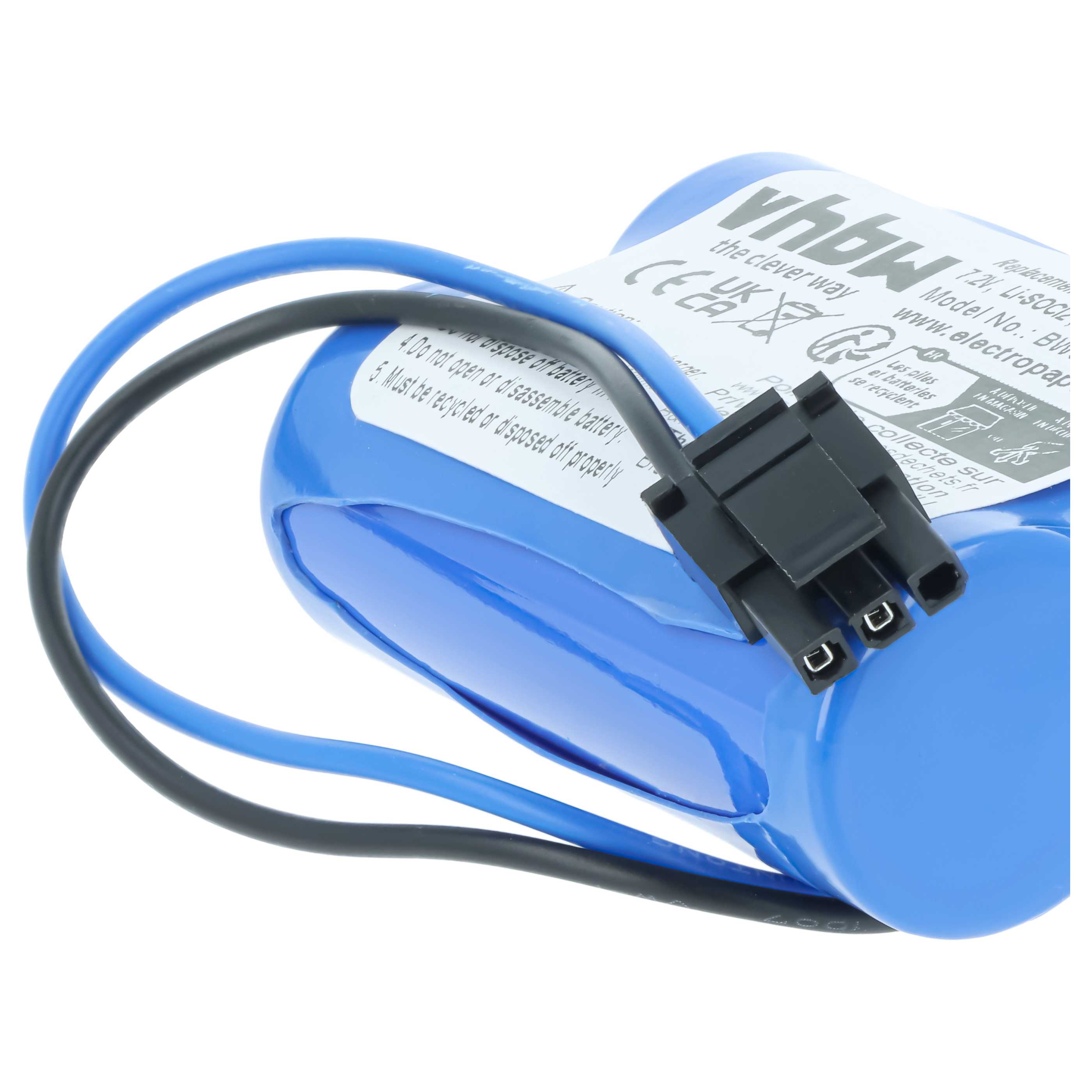 Industrial Robot 2x Battery replaces ABB 3HAC044075-001/01, 3HAC044075-001 - 3600 mAh 7.2 V Li-SOCl2