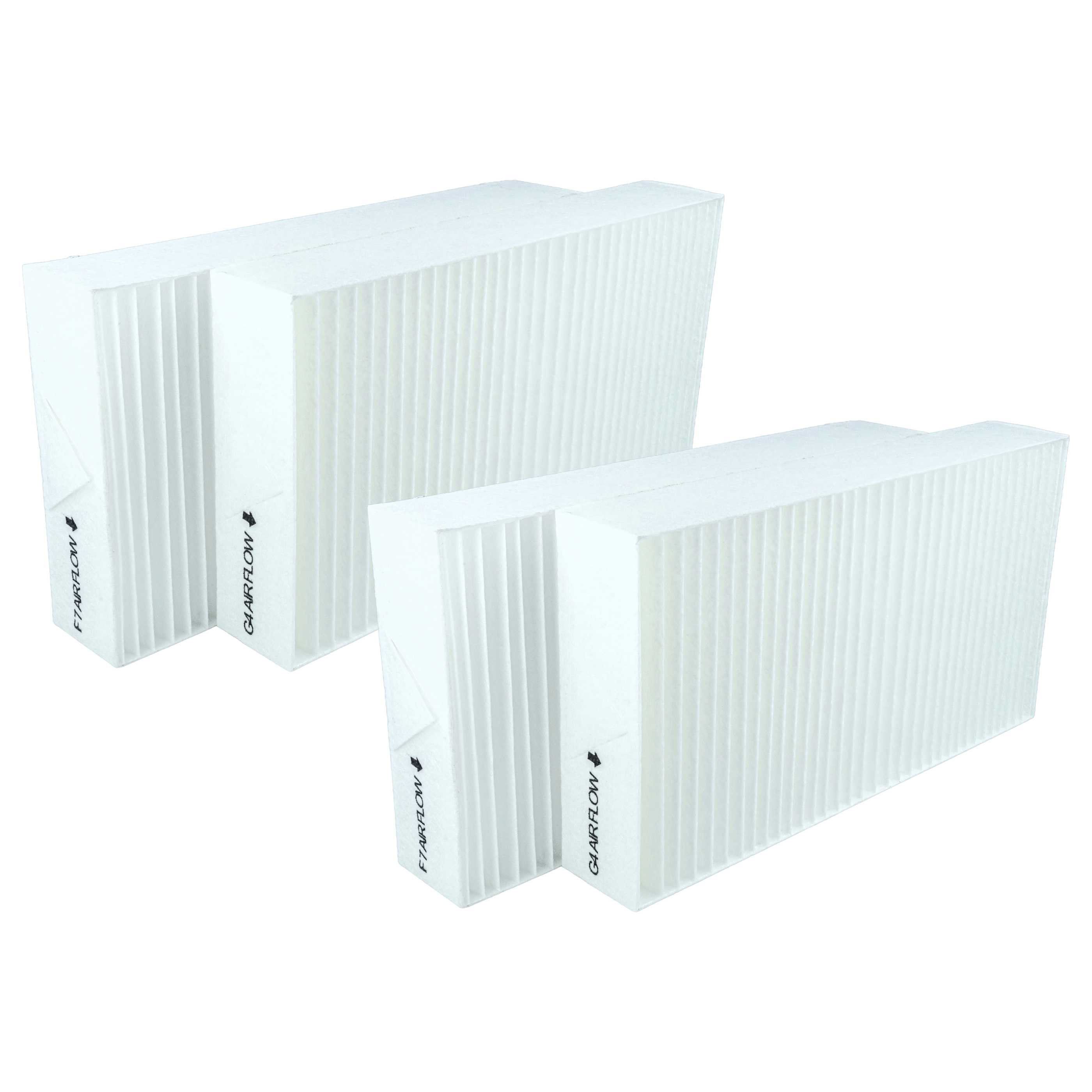 2x Filtri G4 / F7 sostituisce Bosch 7738113333 per ventilatore - 27 x 15 x 4,6 cm