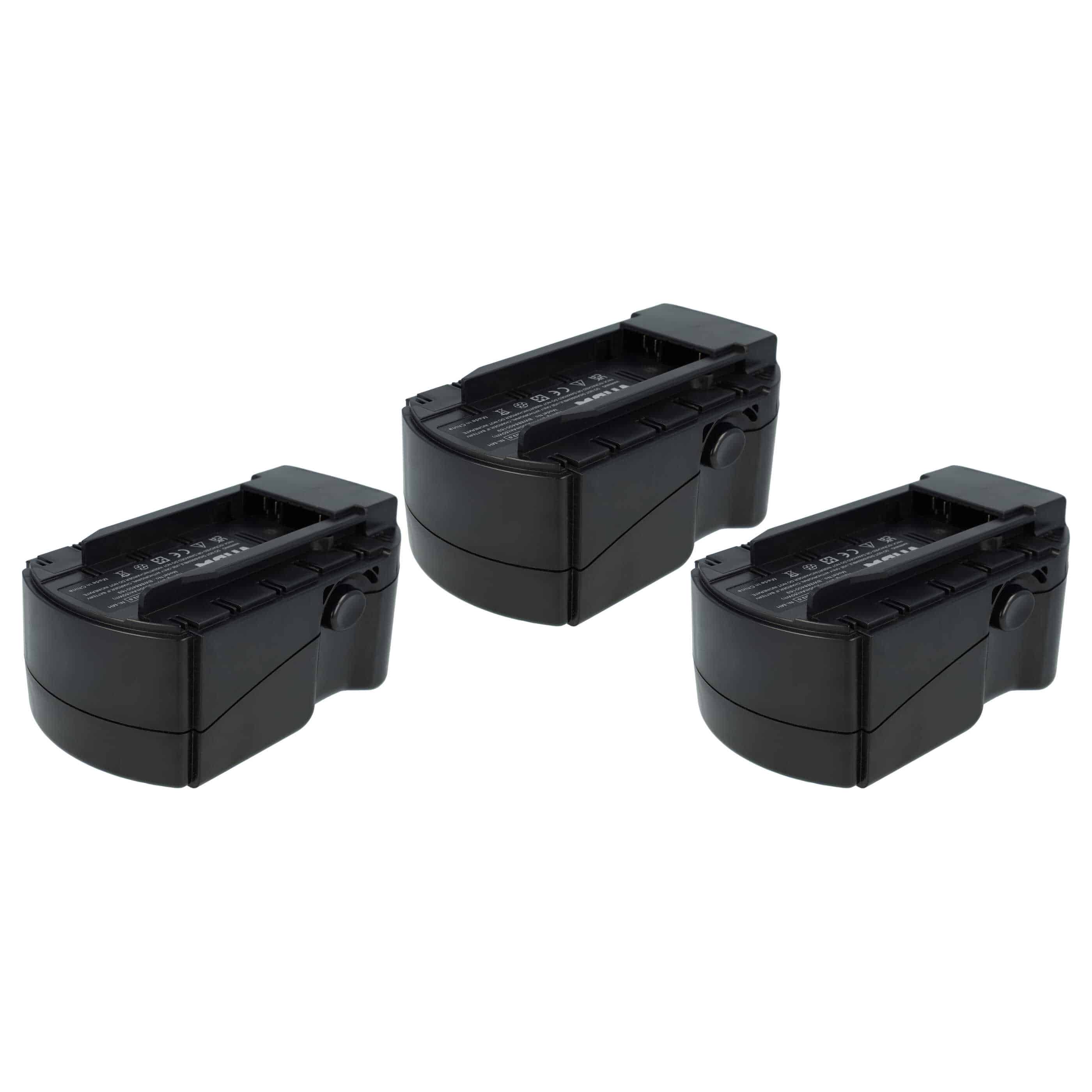 3x Battery replaces Hilti B24/3.0, B24/2.0, B24 Electric Power Tool - 2500 mAh, 24 V, NiMH