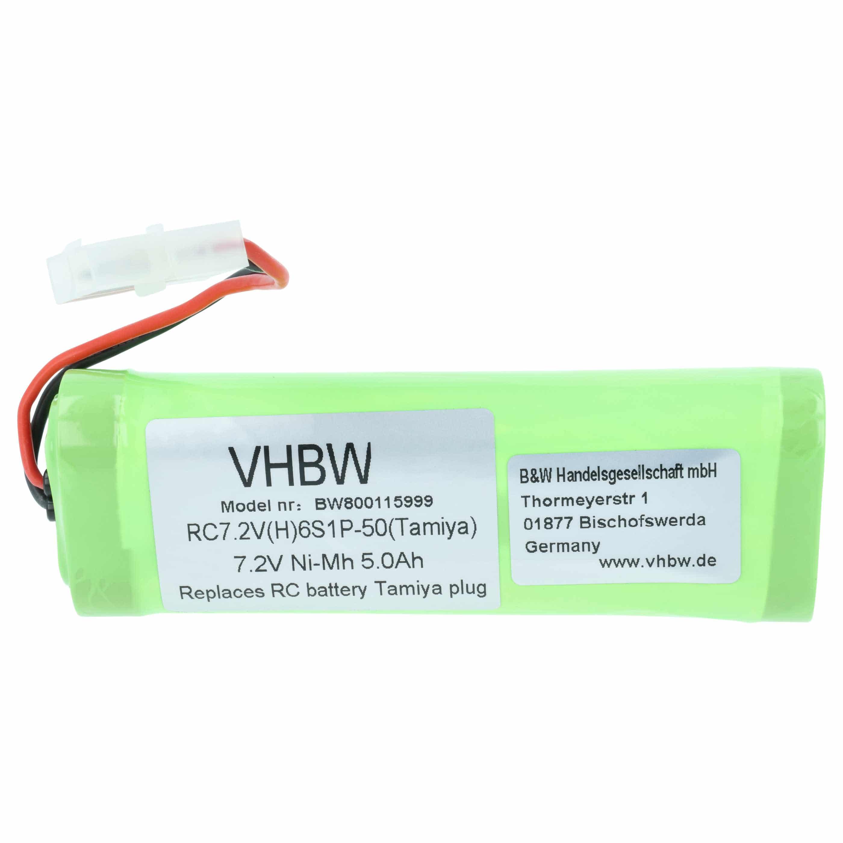 Batterie modèle radio-télécommandé - 5000mAh 7,2V NiMH, Tamiya