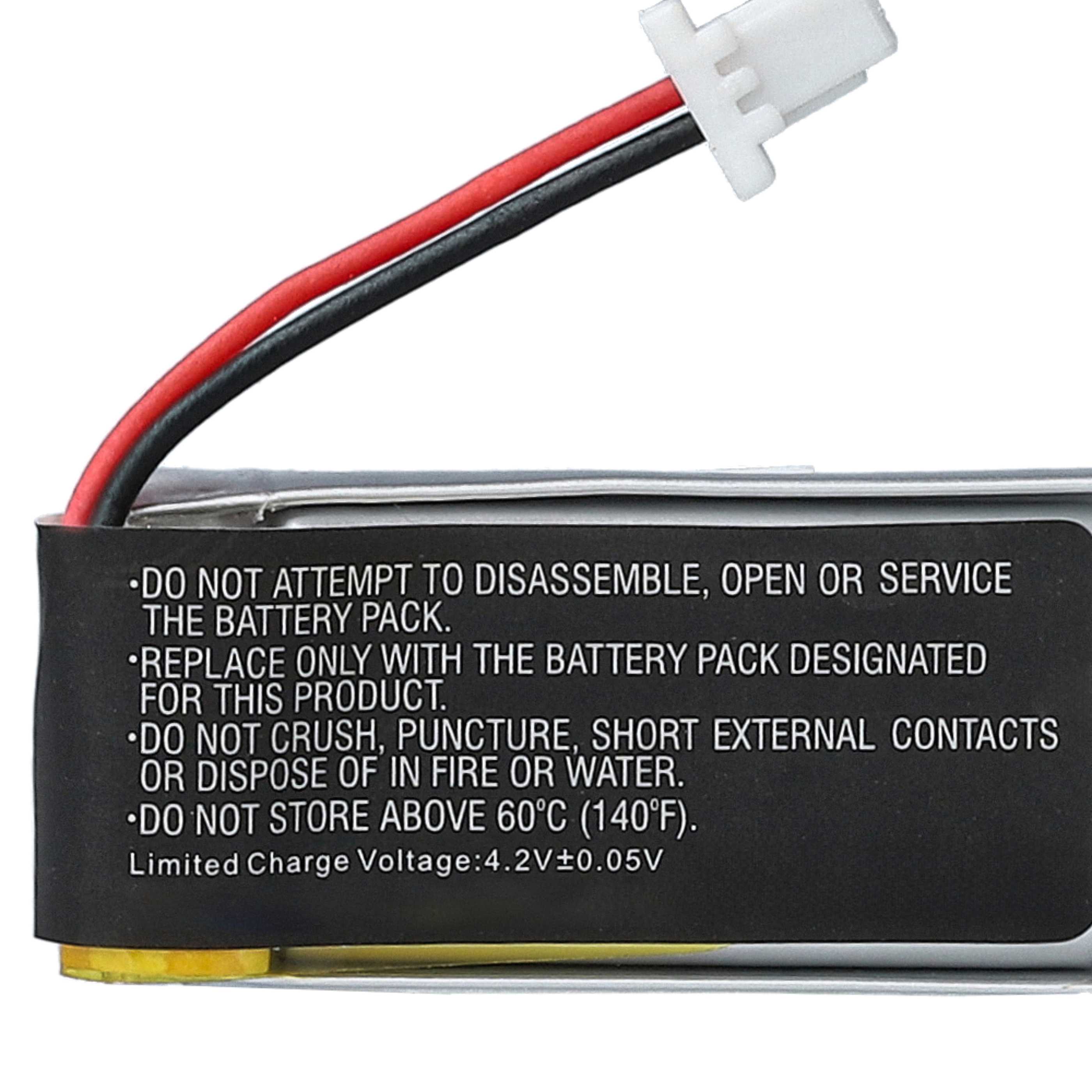 2x Akumulator do słuchawek bezprzewodowych zamiennik Sena YP401225P - 80 mAh 3,7 V LiPo