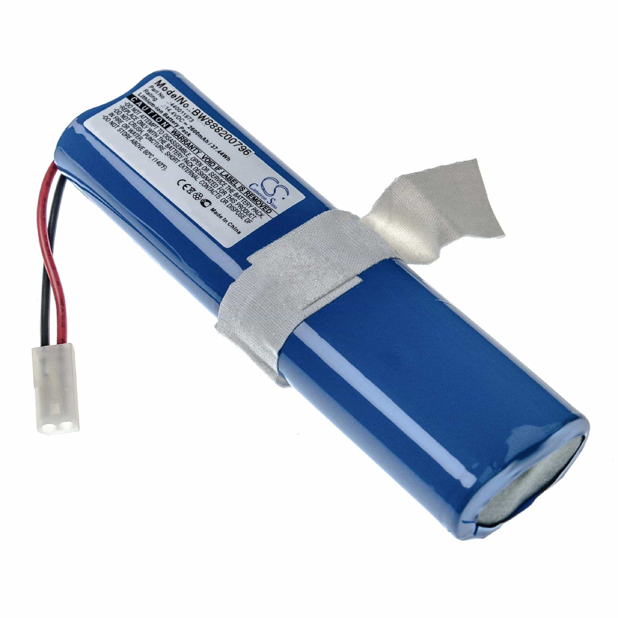 Batterie remplace Hoover 440011973 pour robot aspirateur - 2600mAh 14,4V Li-ion