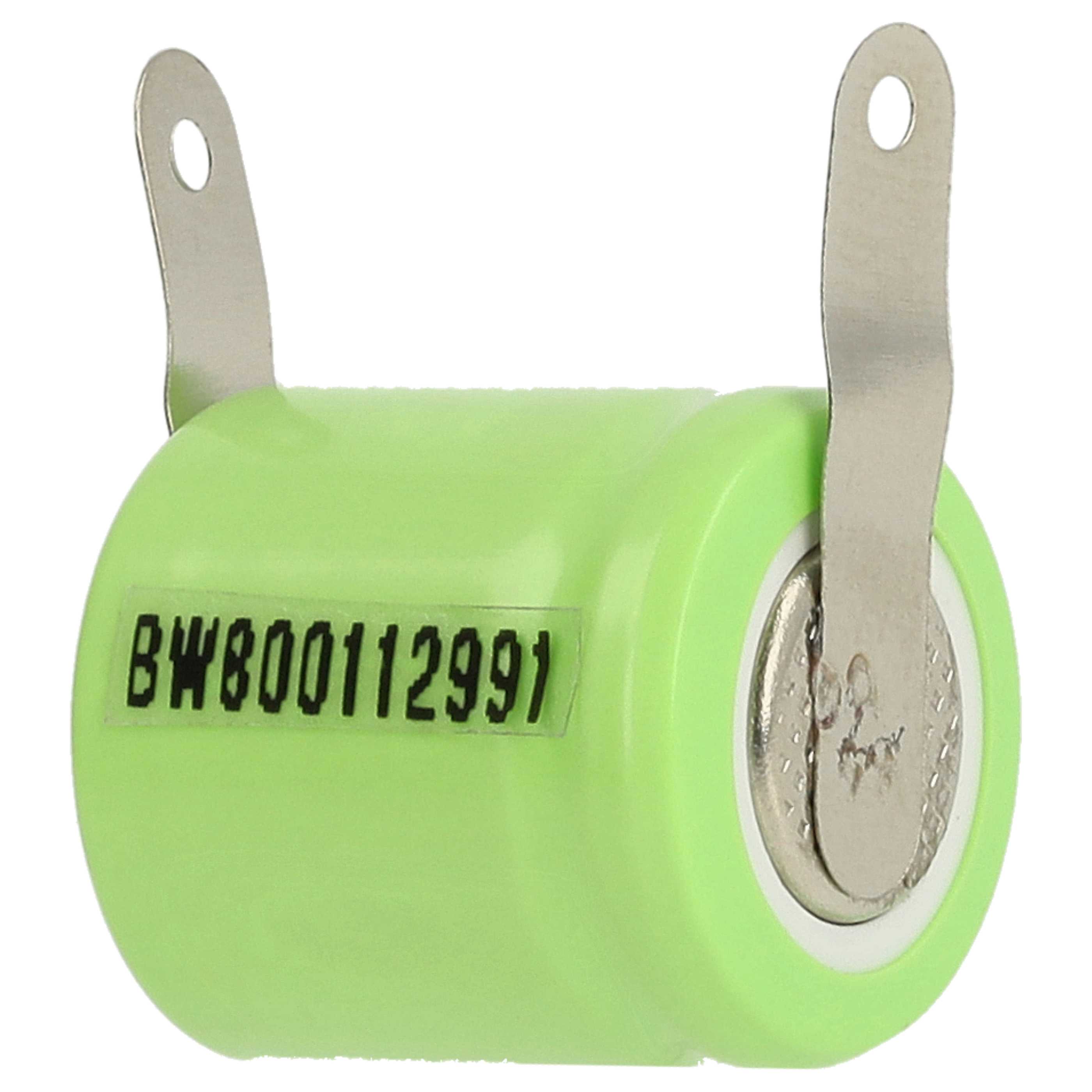Batterie (10 pcs.) remplace 1/3AA modèle radio-télécommandé - 250mAh 1,2V NiMH