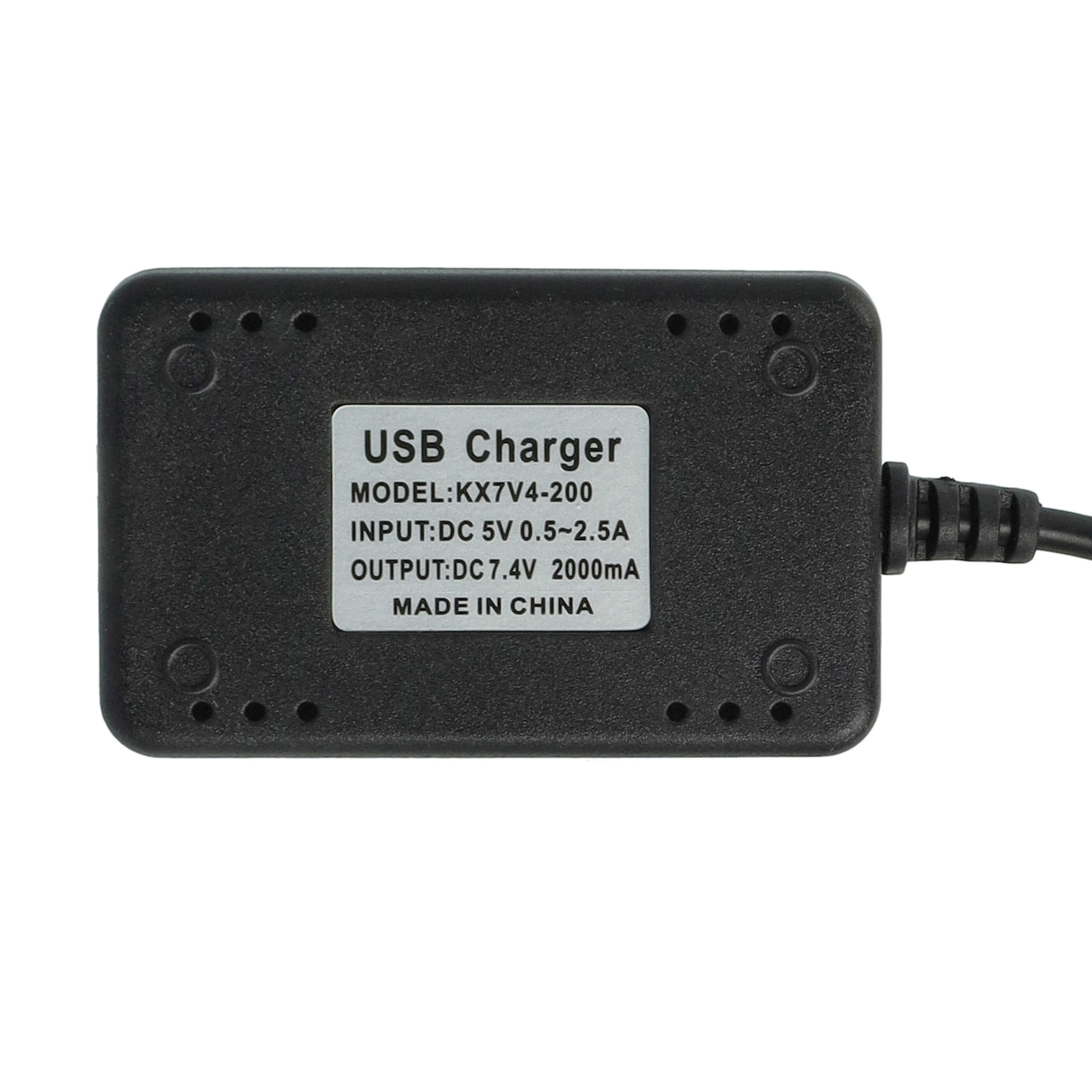 USB Charging Cable replaces LJ-0740500E for Wltoys RC Batteries with JST XH-3P Connector etc. - 55 cm 7.4 V
