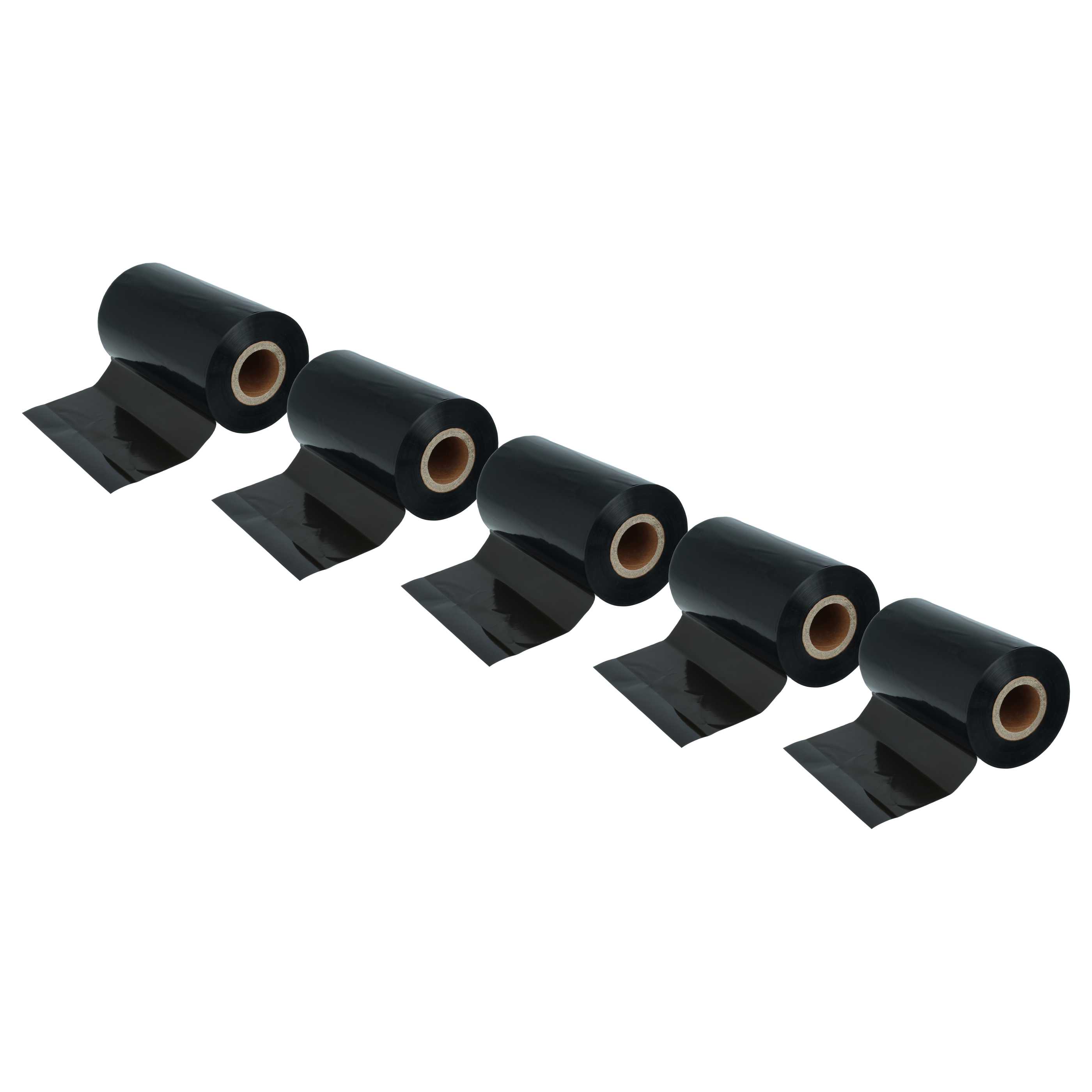 5x Taśma termotransferowa do drukarki etykiet Godex, Printronix, TSC, Valentin - 110 mm x 300 m, woskowo-żywic