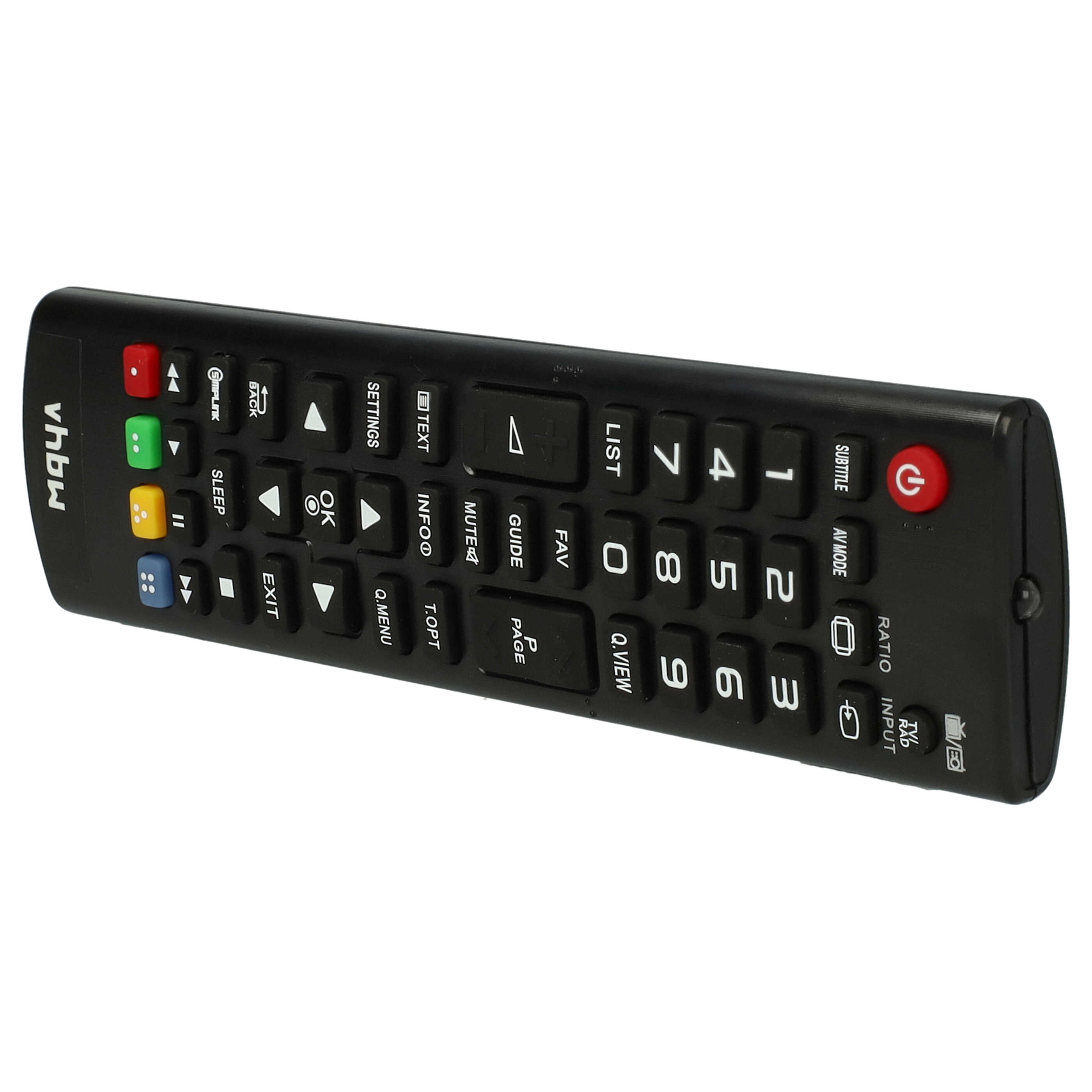 Remote Control replaces LG AKB73715605, AKB73715606 for LG TV