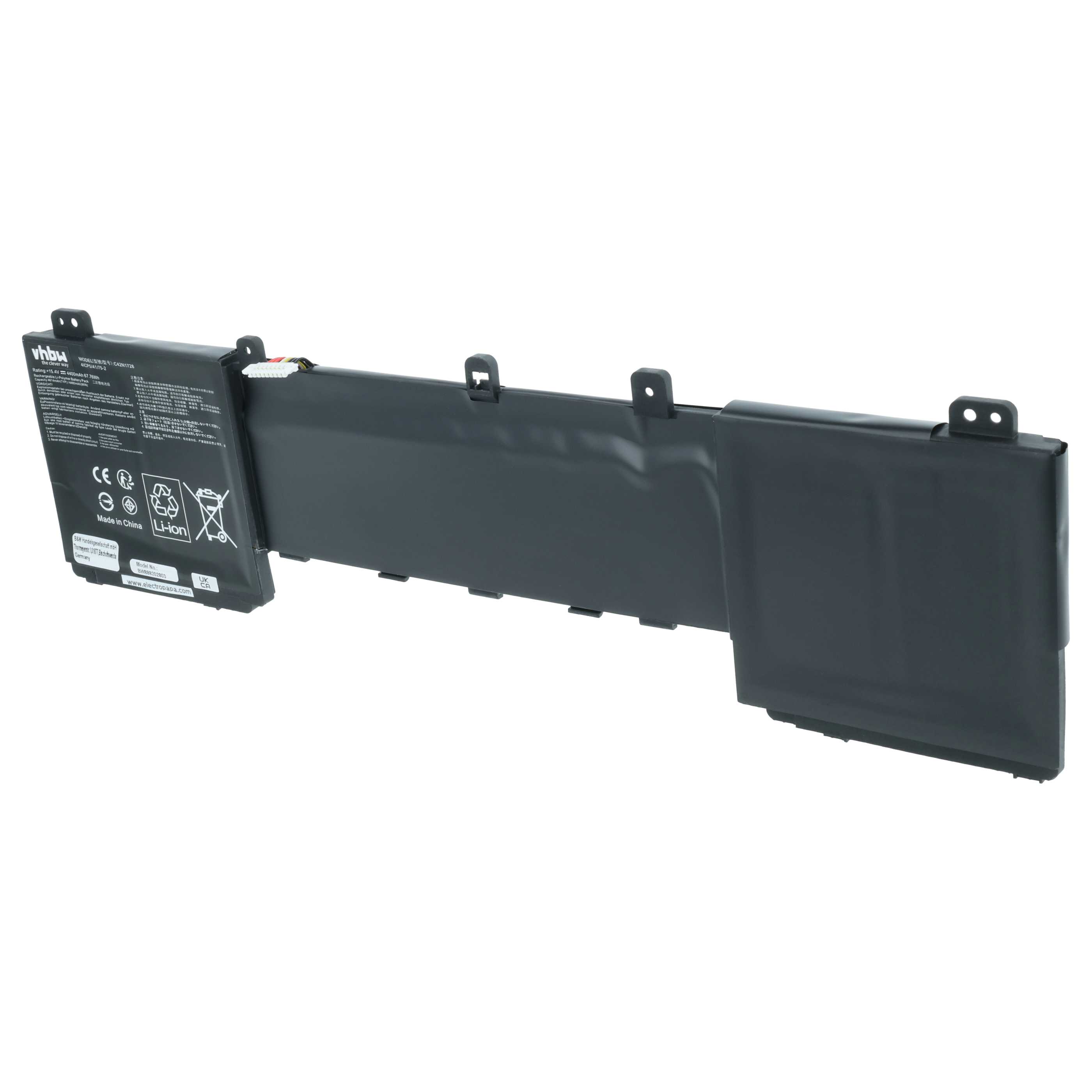 Akumulator do laptopa zamiennik Asus C42N1728, C41N1728, 0B200-02520100 - 4400 mAh 15,4 V LiPo