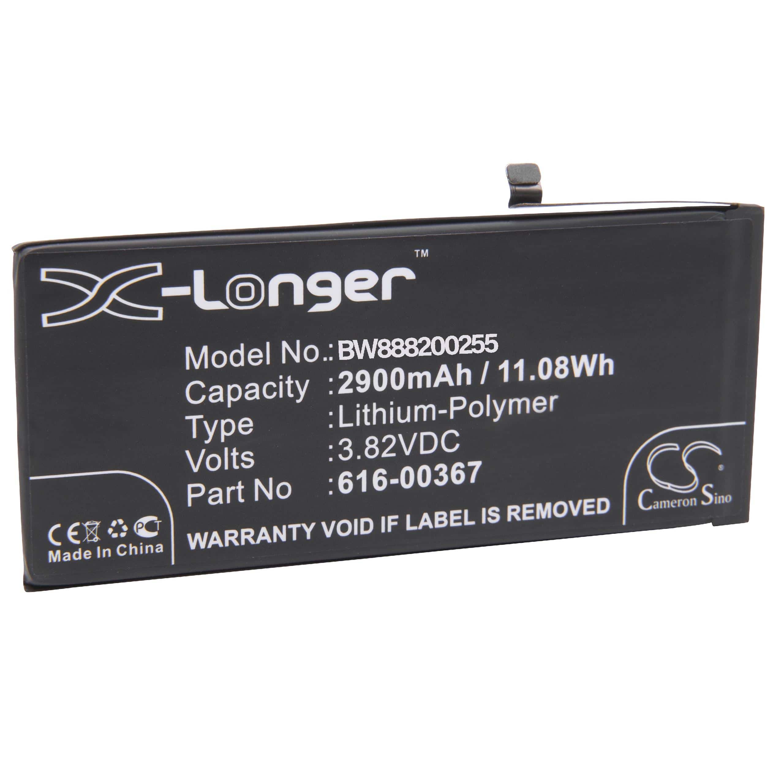 Mobile Phone Battery Replacement for Apple 616-00367 - 2900mAh 3.82V Li-polymer + Tools