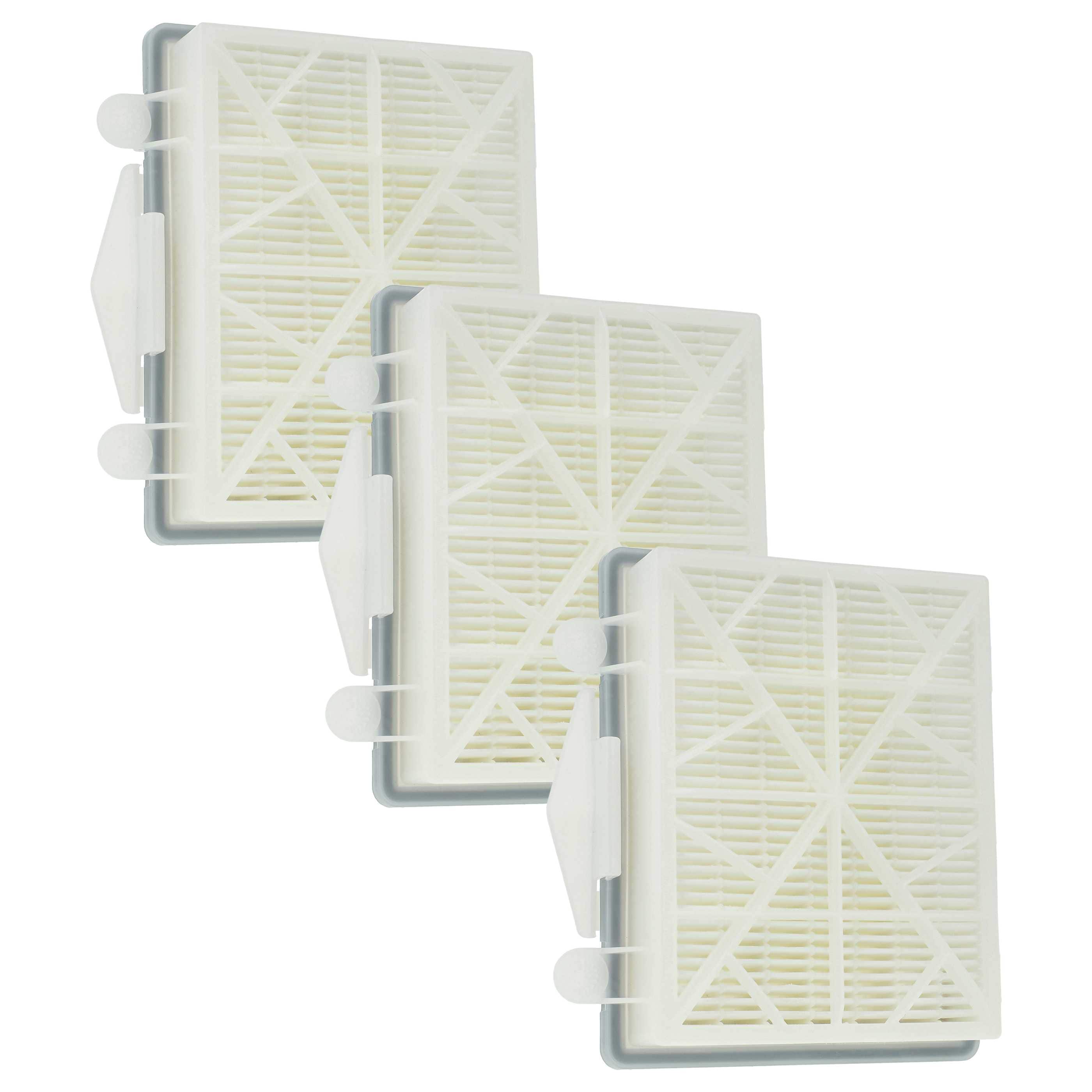 3x Filtro reemplaza Kärcher 6.414-760.0, 2.889-286.0 para aspiradora filtro Hepa - negro / blanco