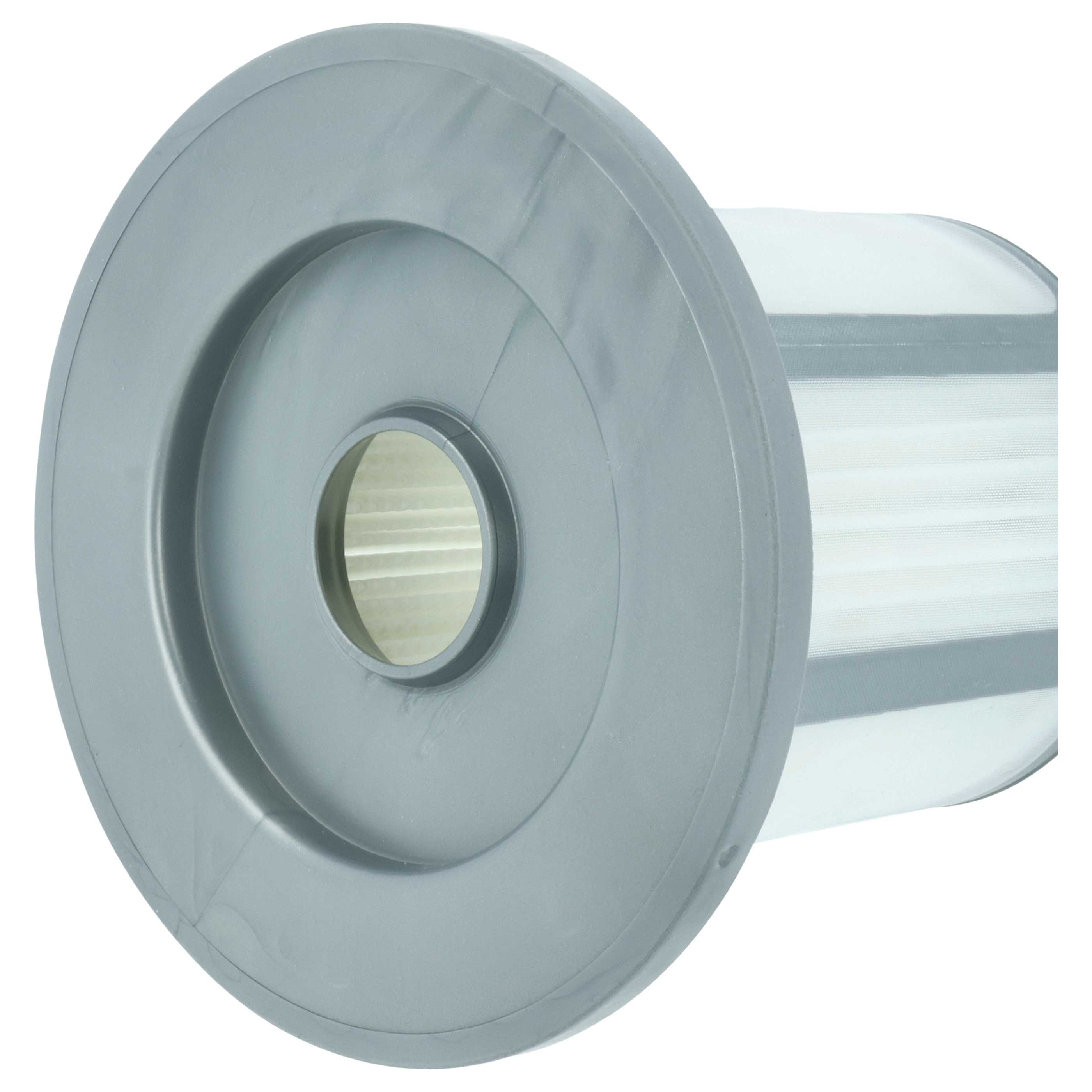 2x cartridge filter replaces Bosch 12033215 for Vacuum Cleaner, white / grey