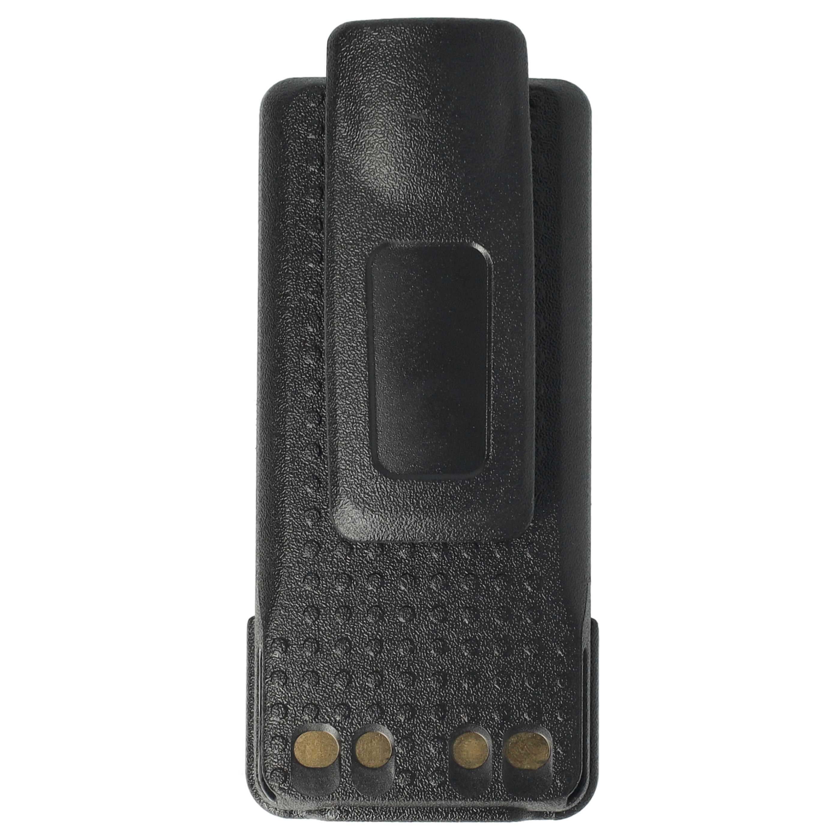 Radio 10x Battery replaces Motorola PMNN4409, PMNN4406BR, PMNN4406 - 3350 mAh 7.4 V Li-Ion + Belt Clip