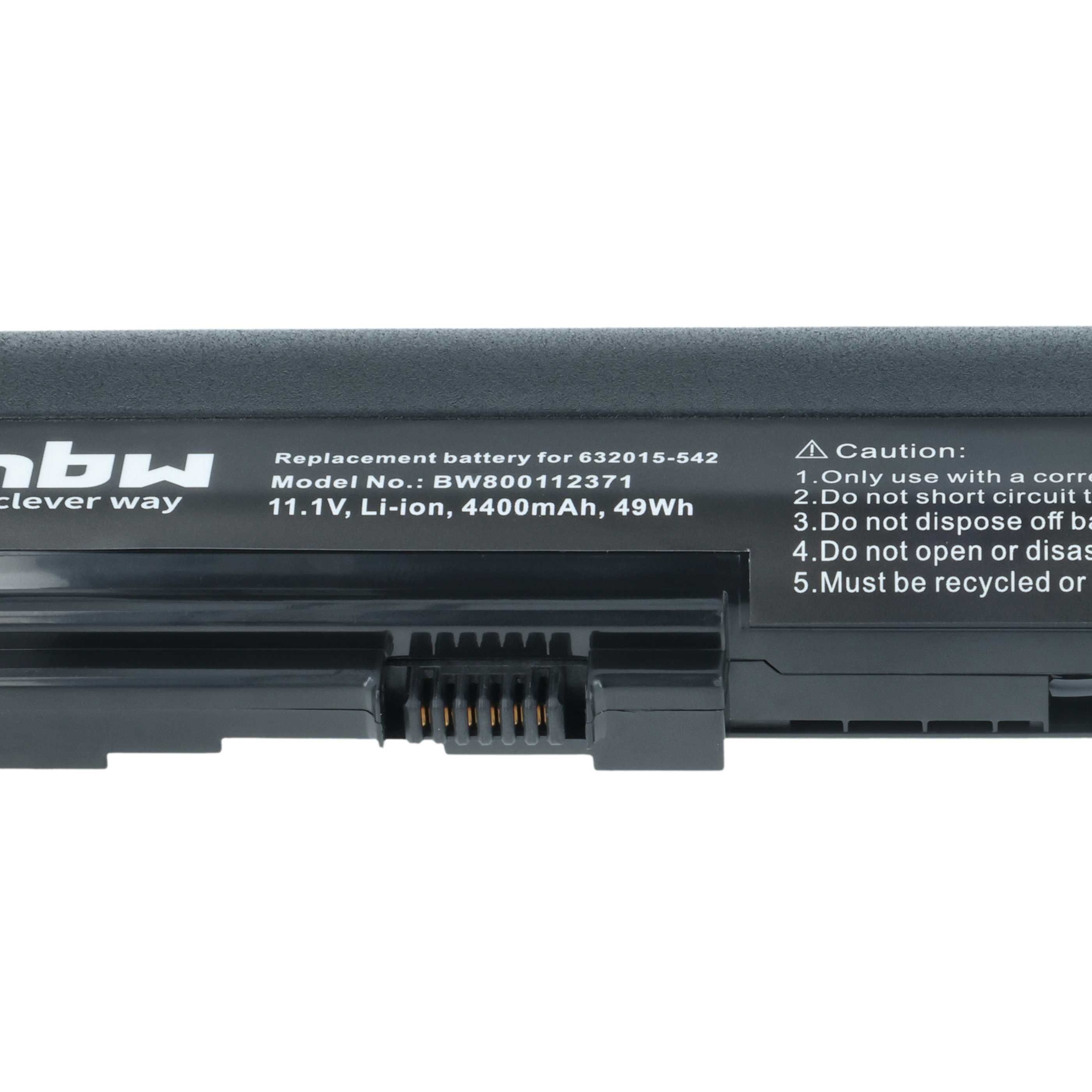 Akumulator do laptopa zamiennik HP 632015-241, 632015-222, 463309-241 - 4400 mAh 11,1 V Li-Ion, czarny