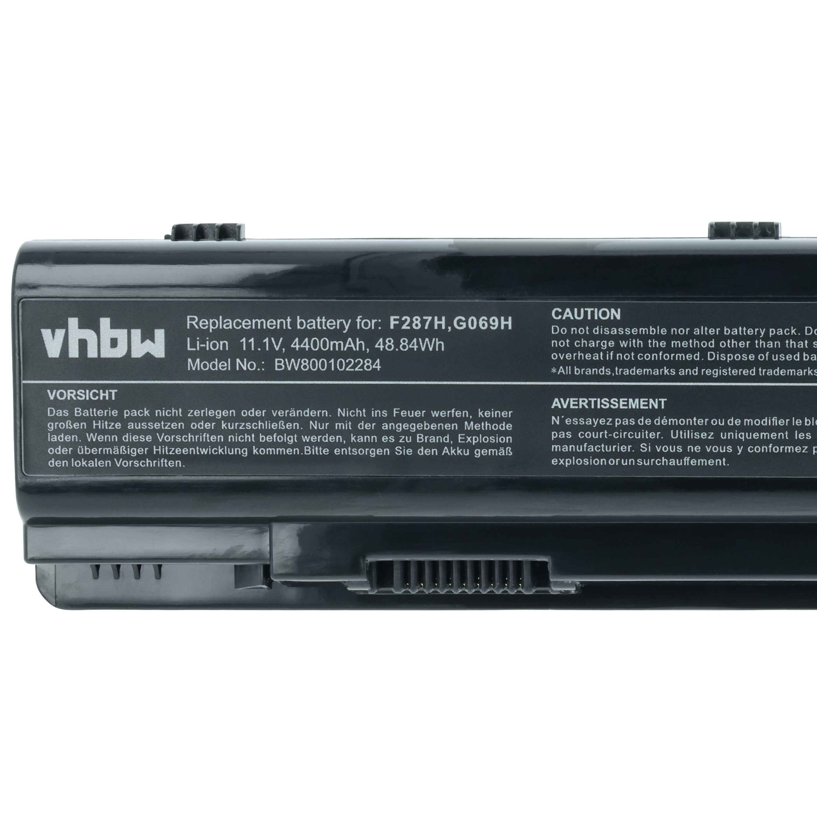 Akumulator do laptopa zamiennik Dell 451-10673, F286H, 312-0818, F287F, F287H - 4400 mAh 11,1 V Li-Ion, czarny