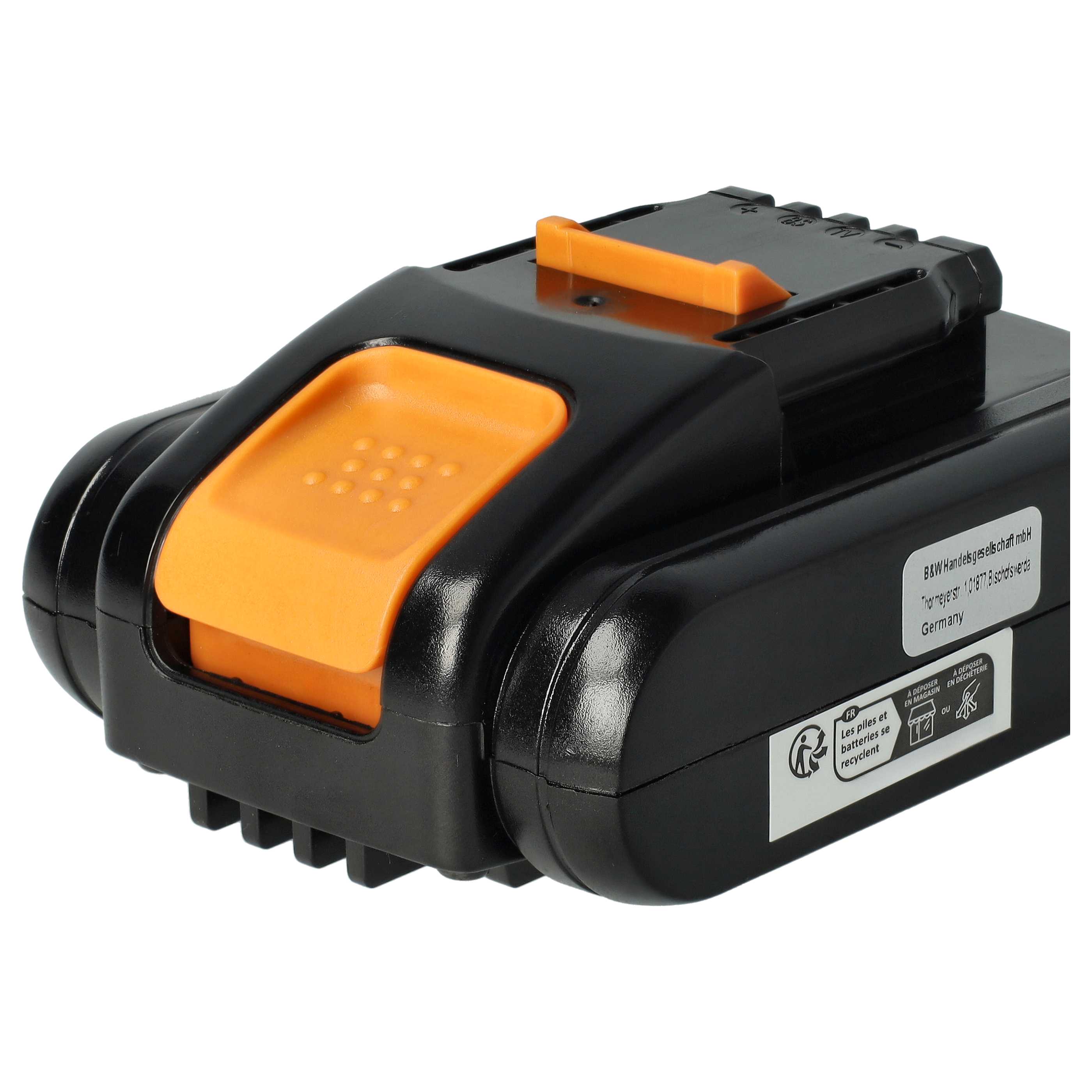 Battery replaces Rockwell RW9351.1 Electric Power Tool - 1500 mAh, 20 V, Li-Ion