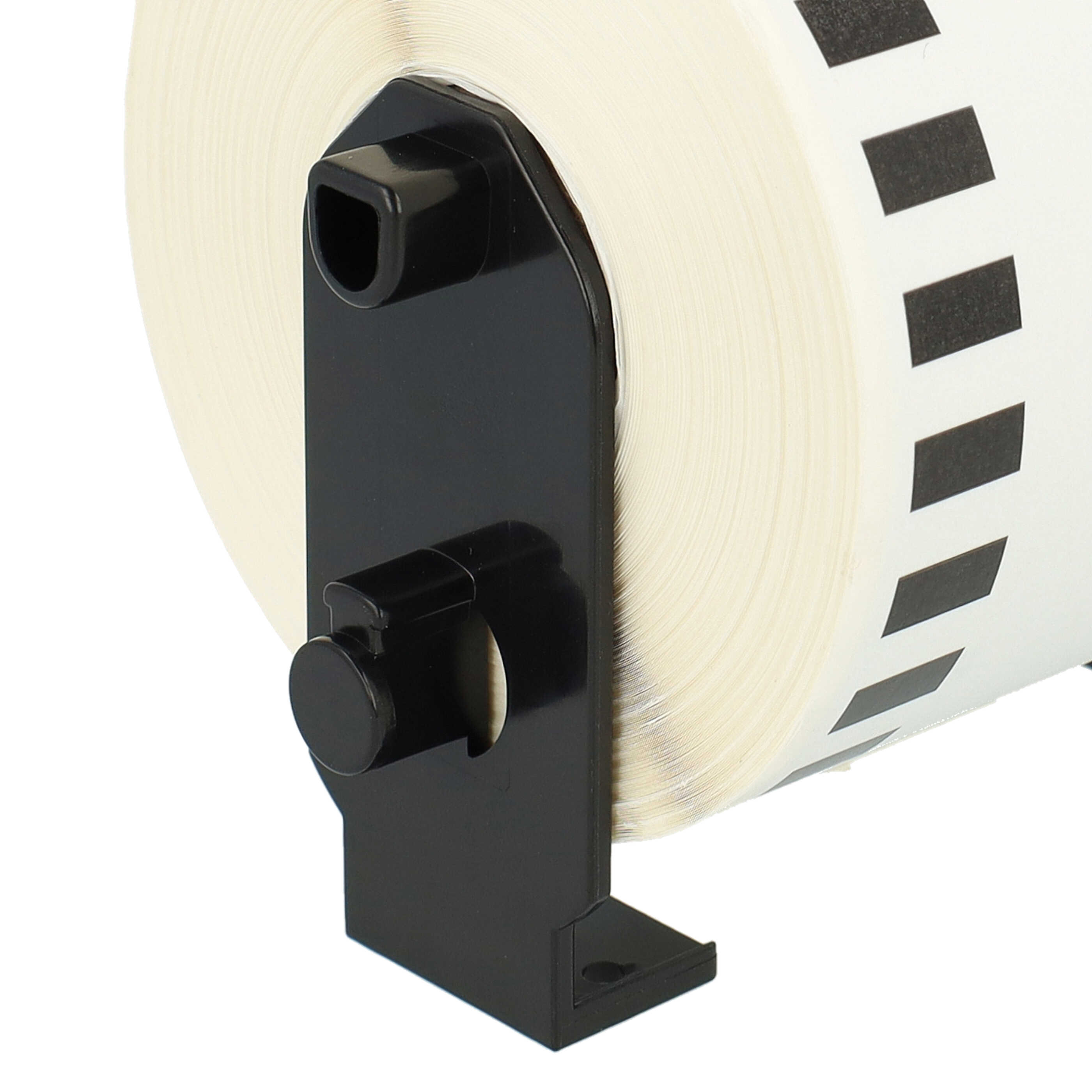 Labels replaces Brother DK-22205 for Labeller - 62 mm x 30.48m + Holder