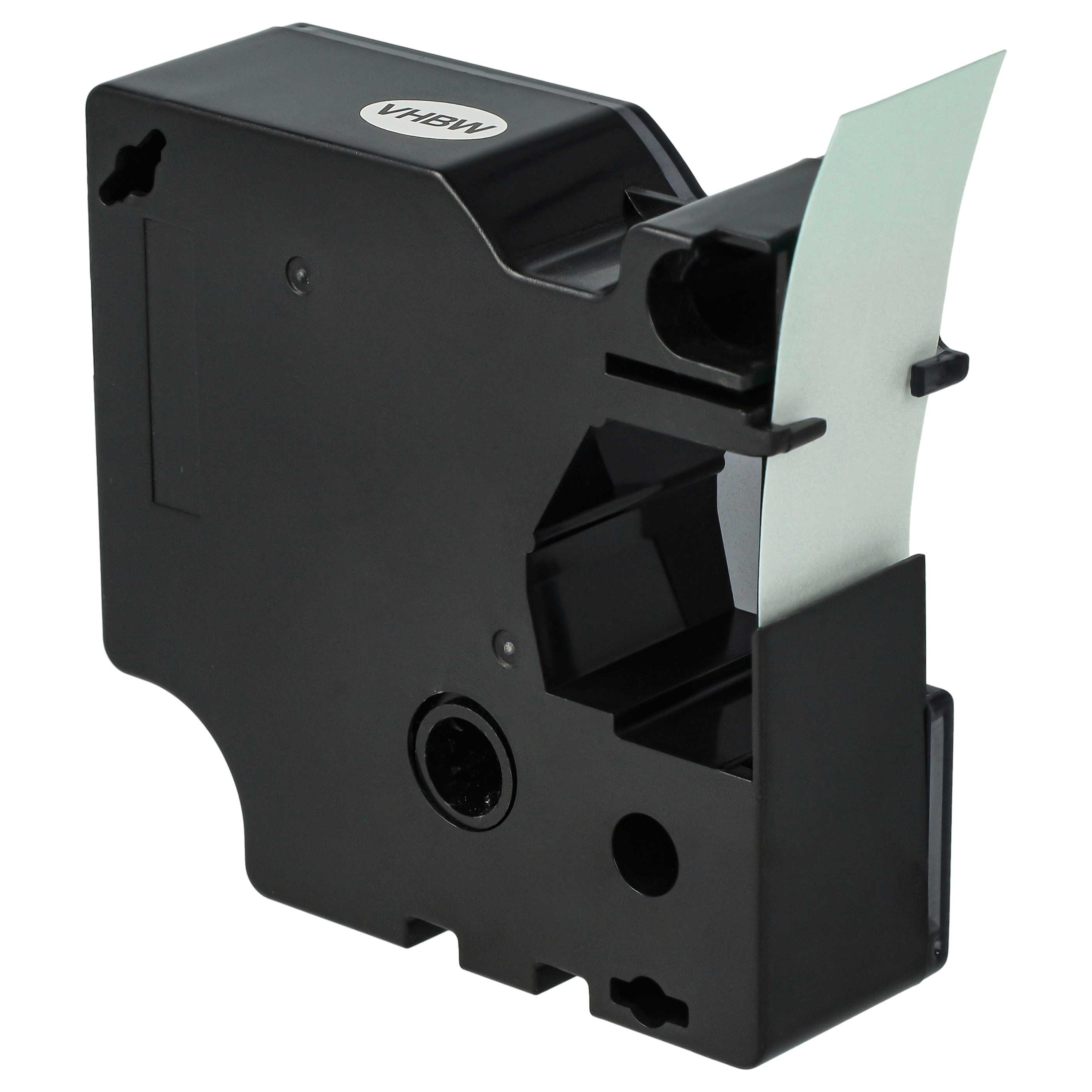 Label Tape replaces Dymo 45809, D1 - 19 mm Black to Green