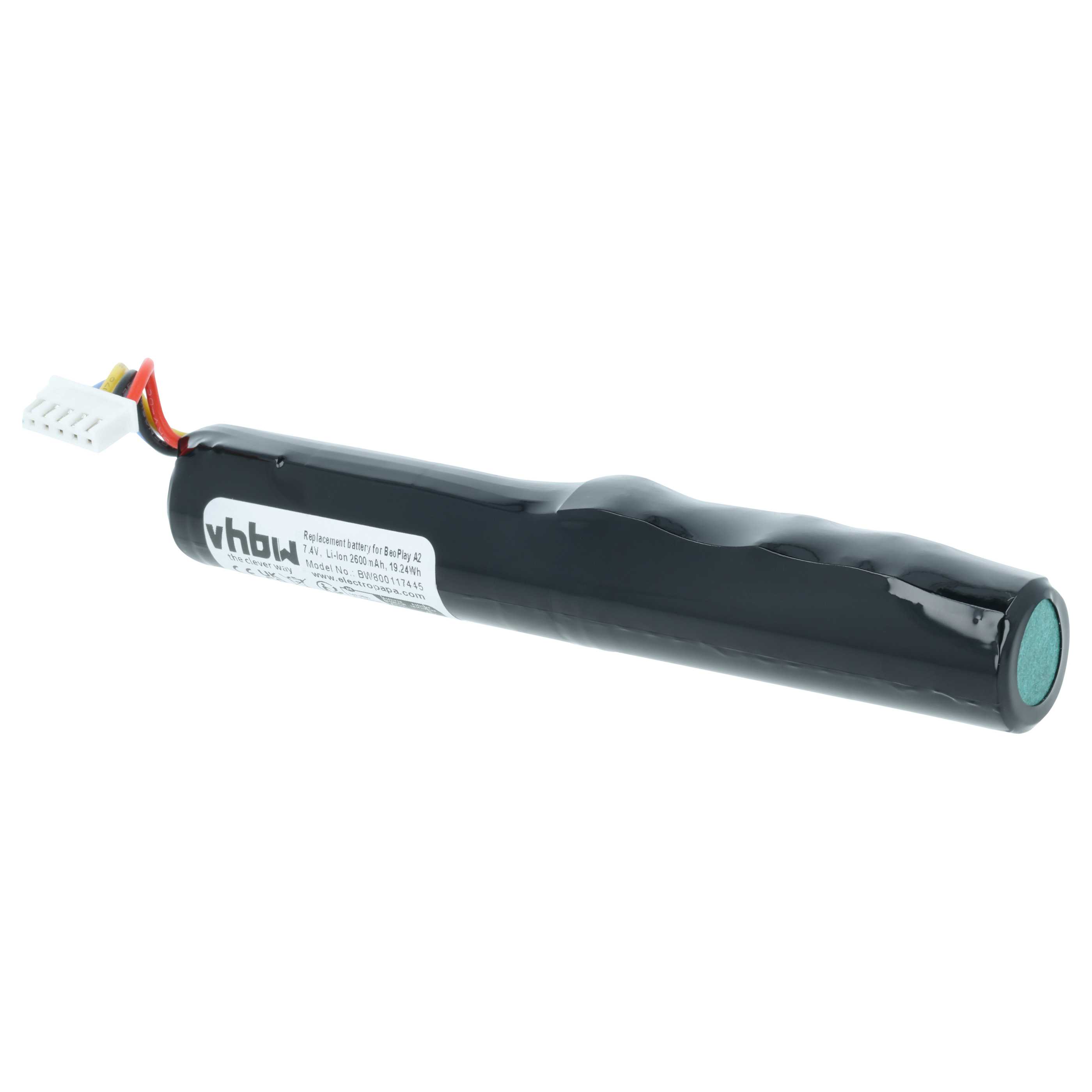 Batteria sostituisce Bang & Olufsen J406/ICR18650NH-2S per altoparlanti - 2600mAh 7,4V Li-Ion