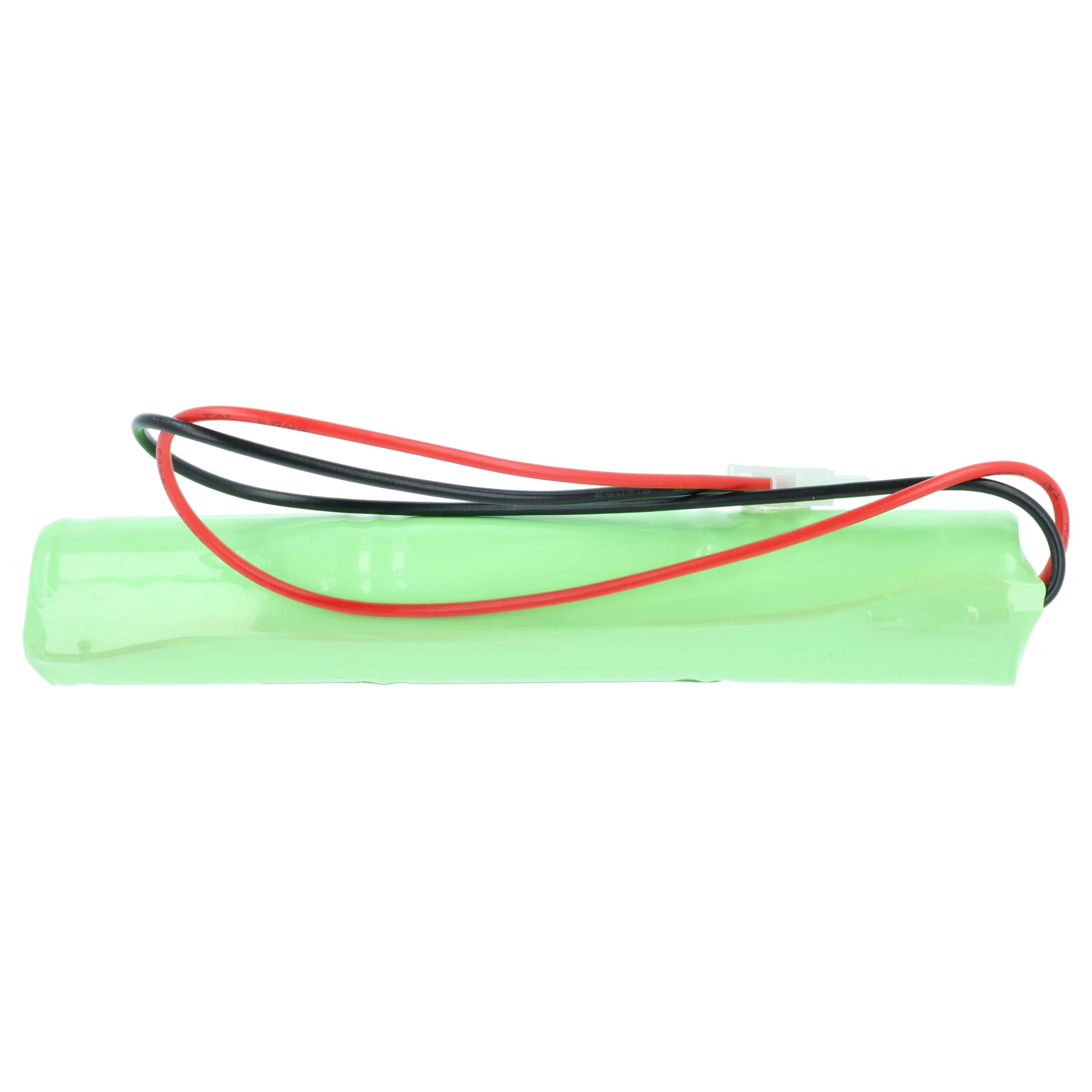 2x Batería reemplaza BAES 329055240 para iluminación emergencia (2500 mAh, 3,6 V, NiCd)