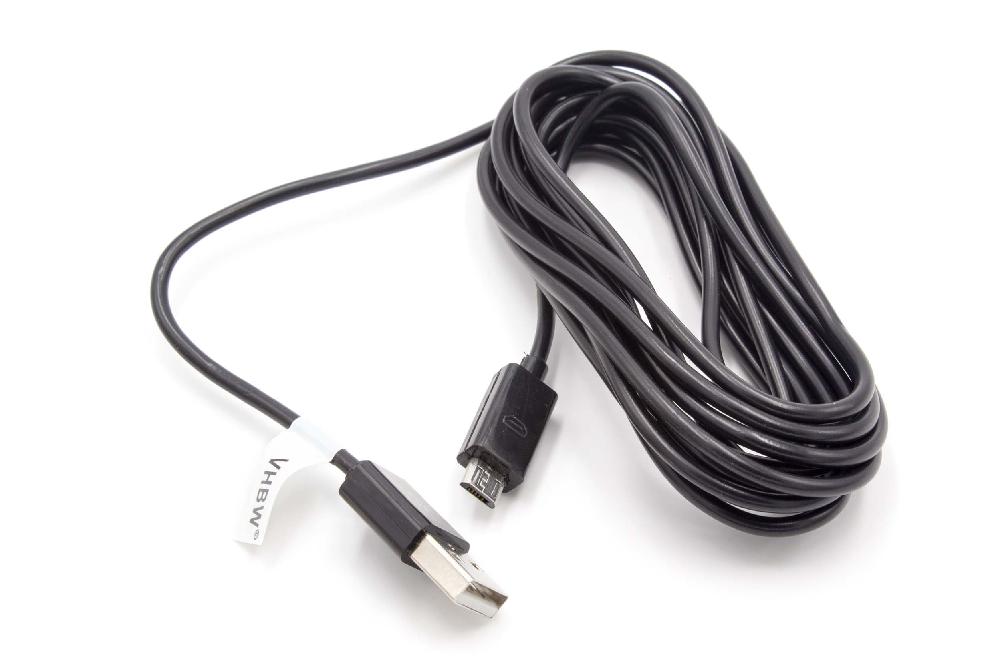 Kabel Micro USB (standard USB typ A na Micro USB) zam. Panasonic K1HY04YY0106 do różnych urządzeń - 300 cm