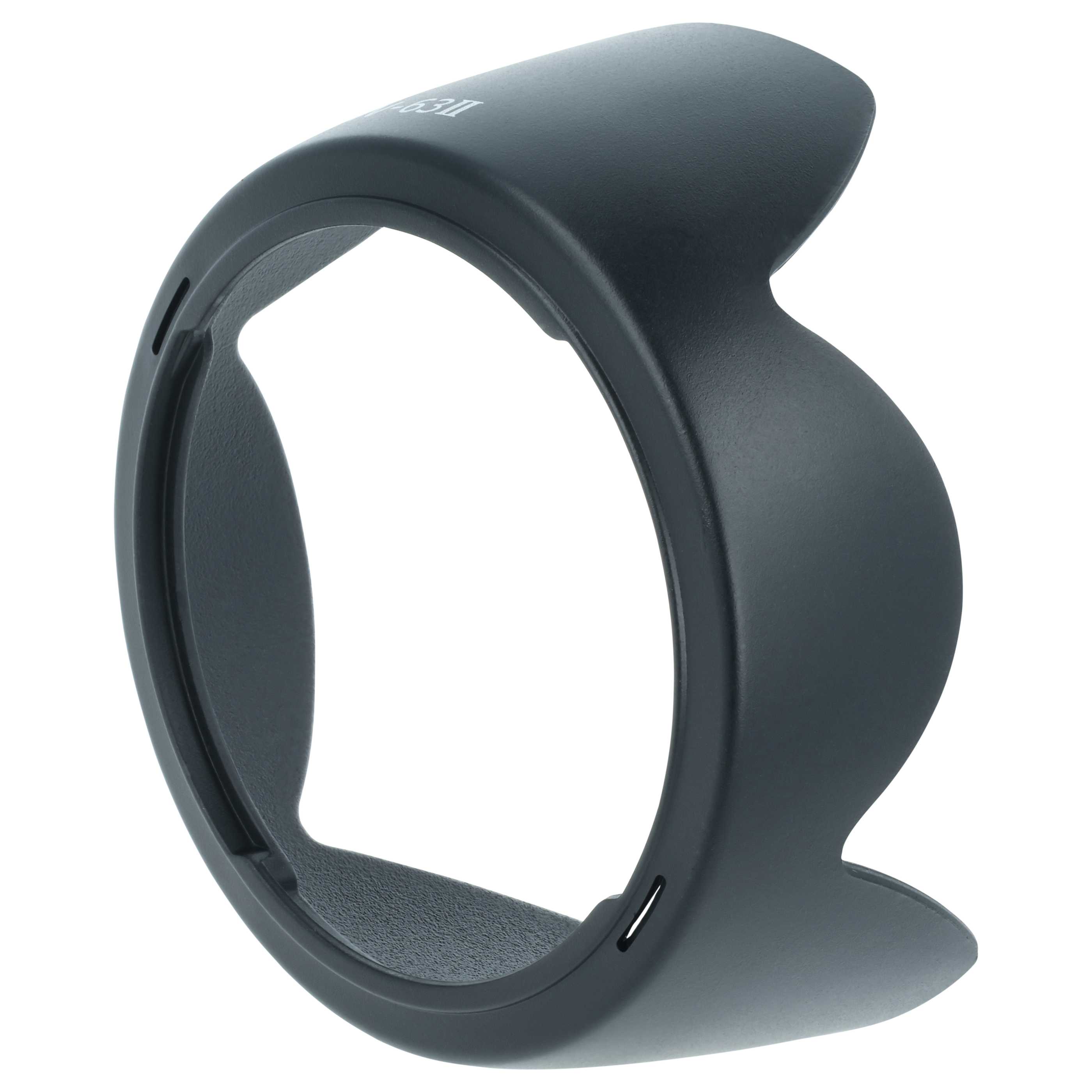Lens Hood replaces Canon EW-63 II for Canon Lens with 58 mm Diameter, plastic, black