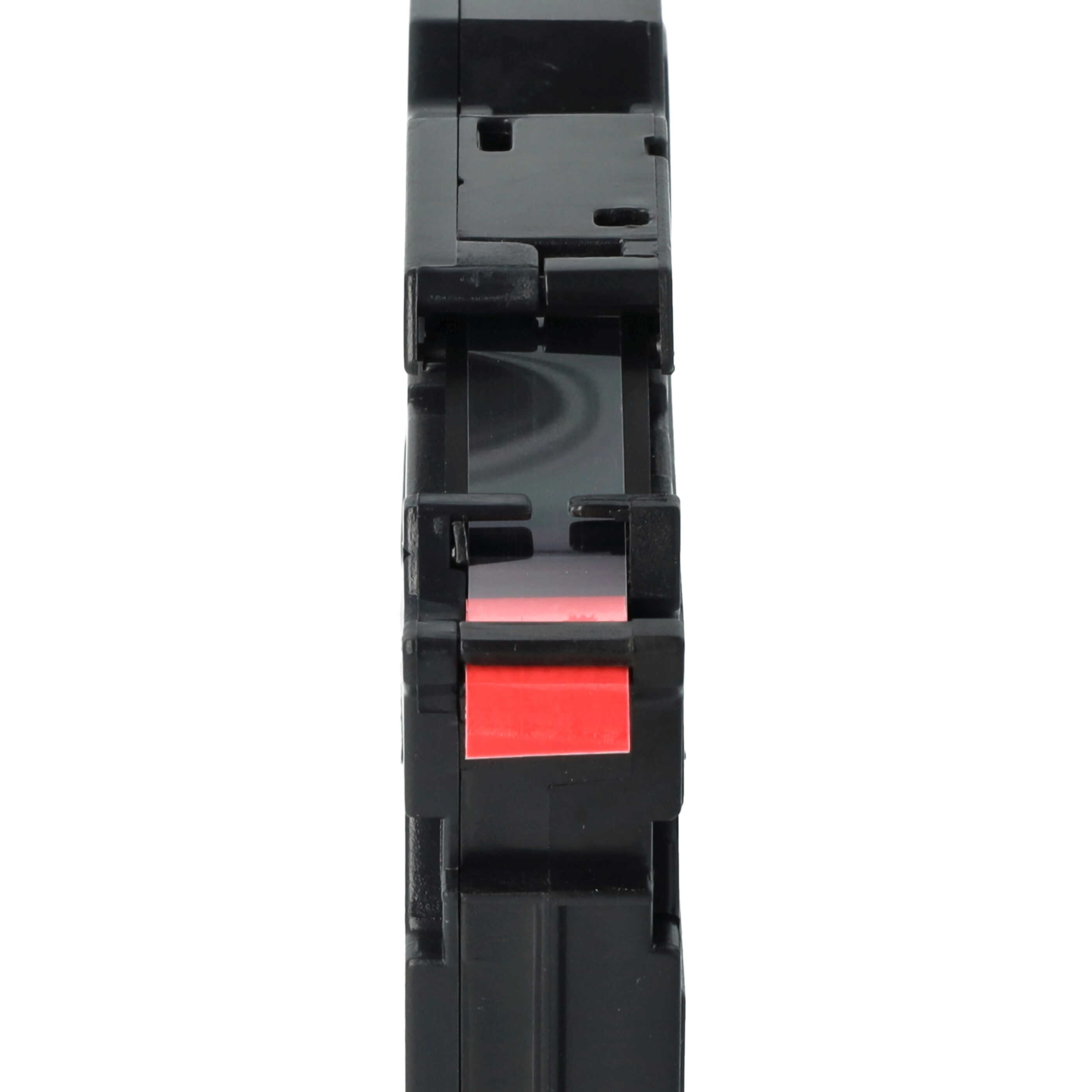 Cassetta nastro sostituisce Brother TZeFX421 per etichettatrice Brother 9mm nero su rosso, flessibile